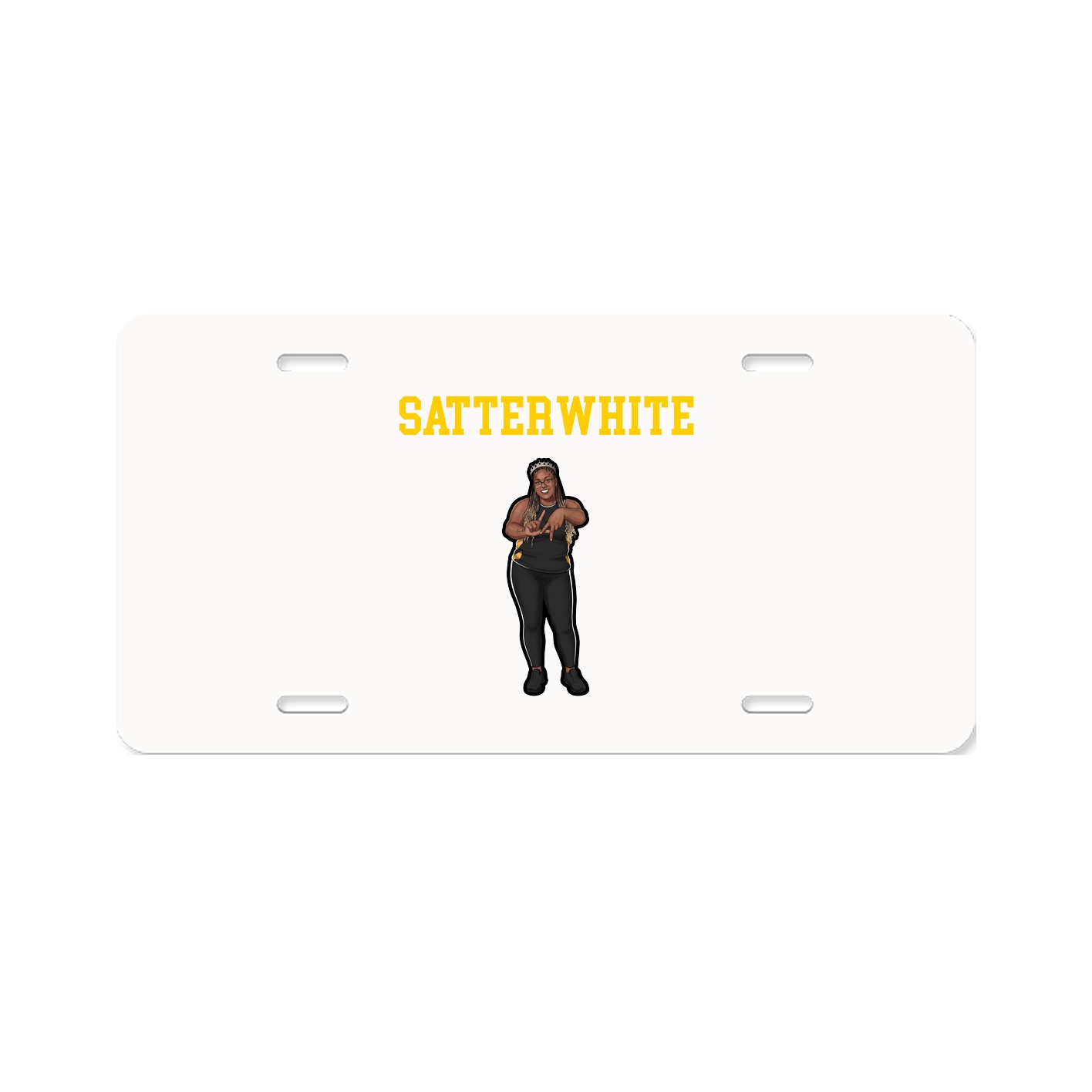 License Plate — Shirsey in Classic