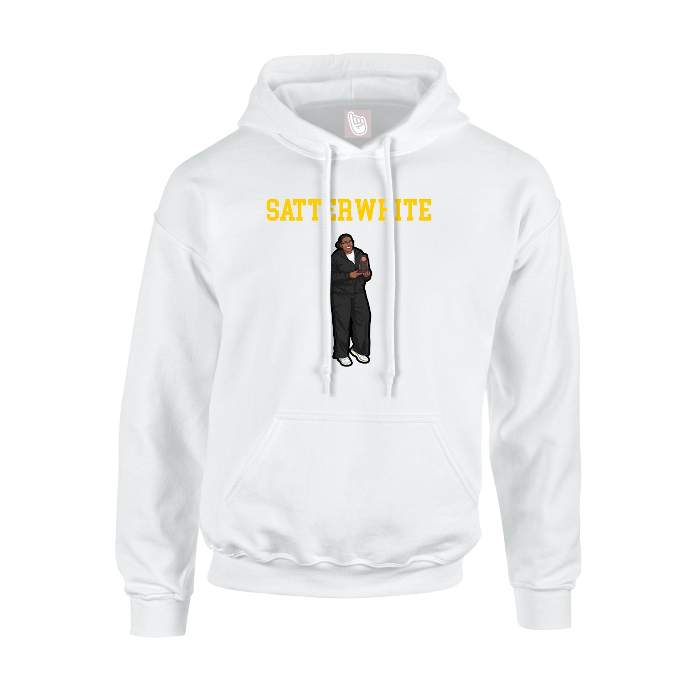Youth Hoodie — Shirsey in White