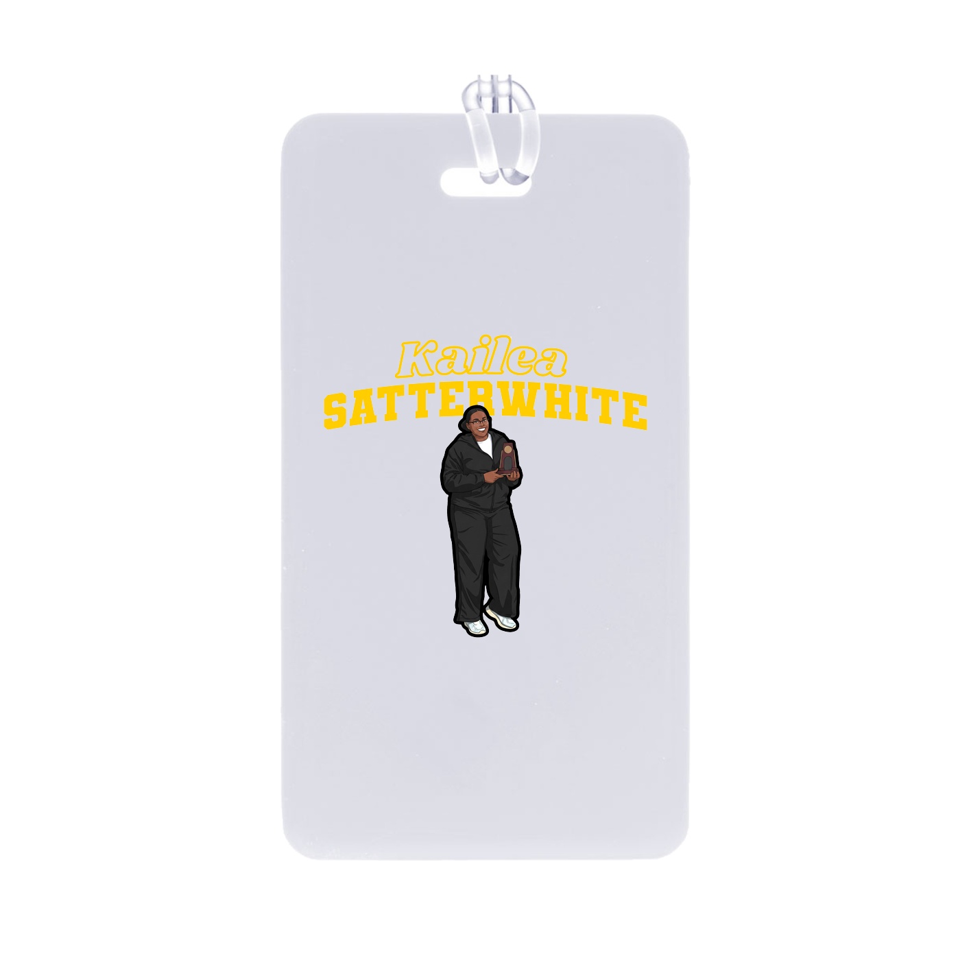 Bag Tag — Name Arch in Classic
