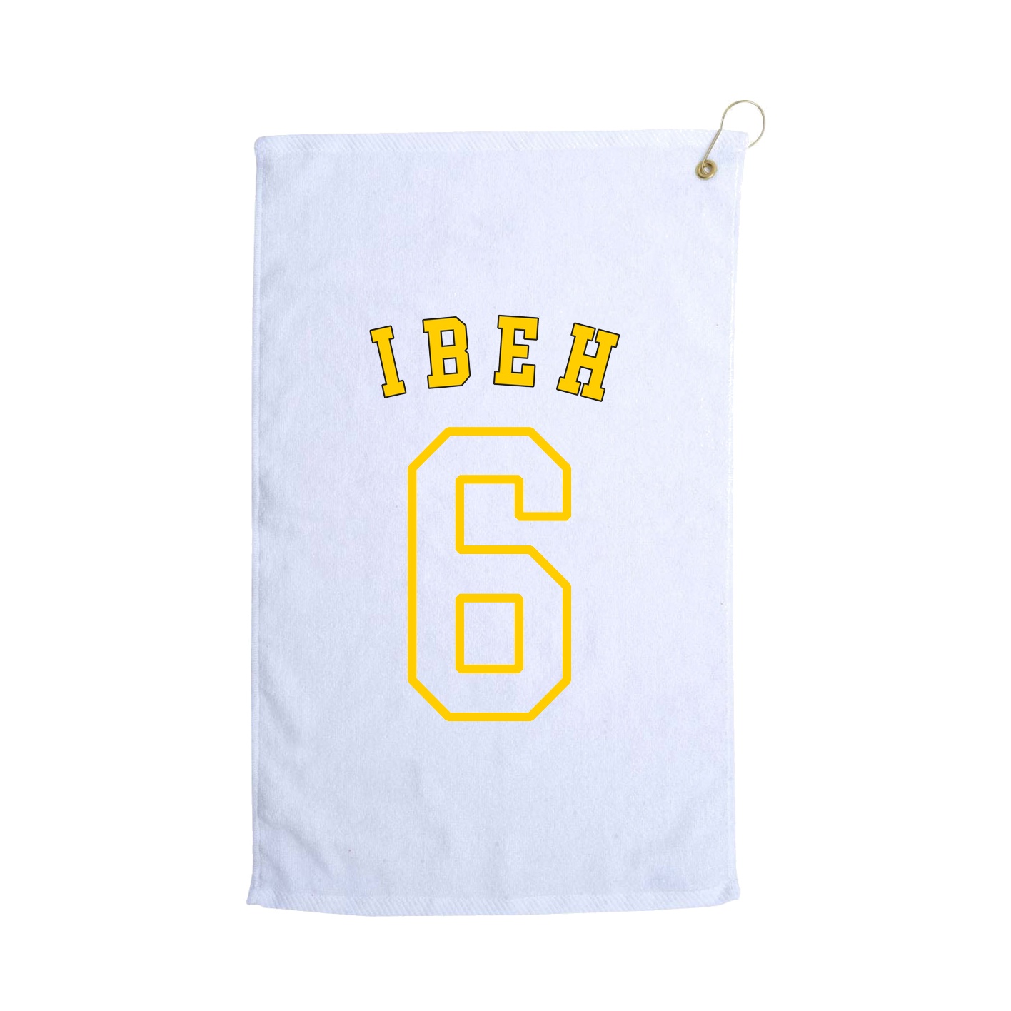 Golf Towel — Shirsey Arch in White