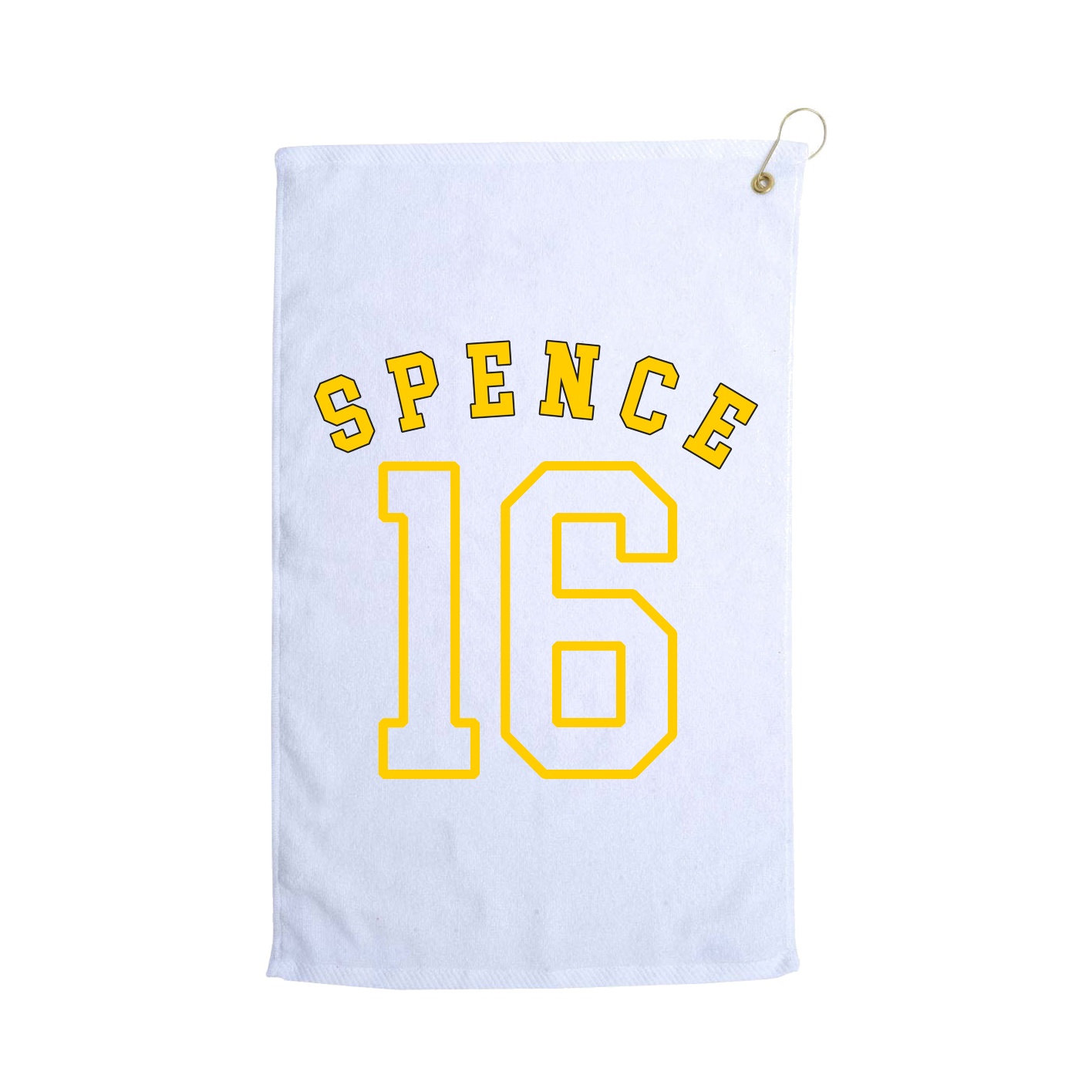 Golf Towel — Shirsey Arch in White