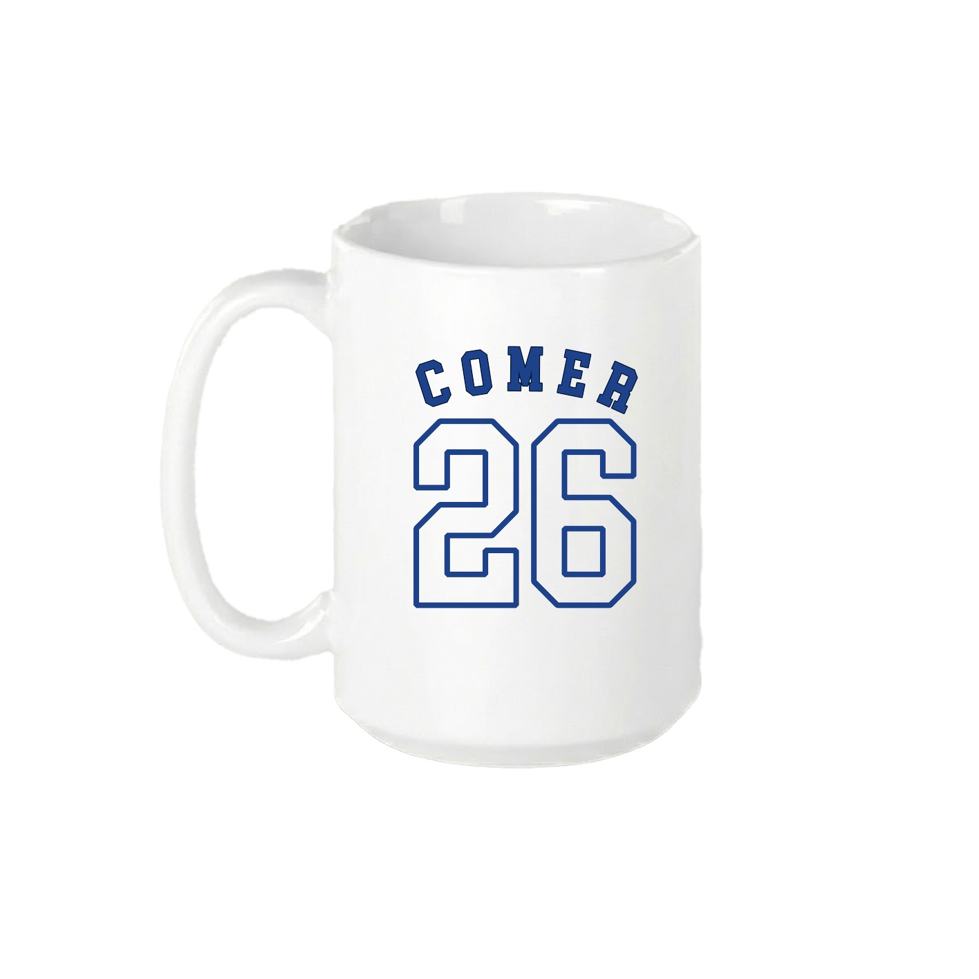 15oz Coffee Mug — Shirsey Arch in White