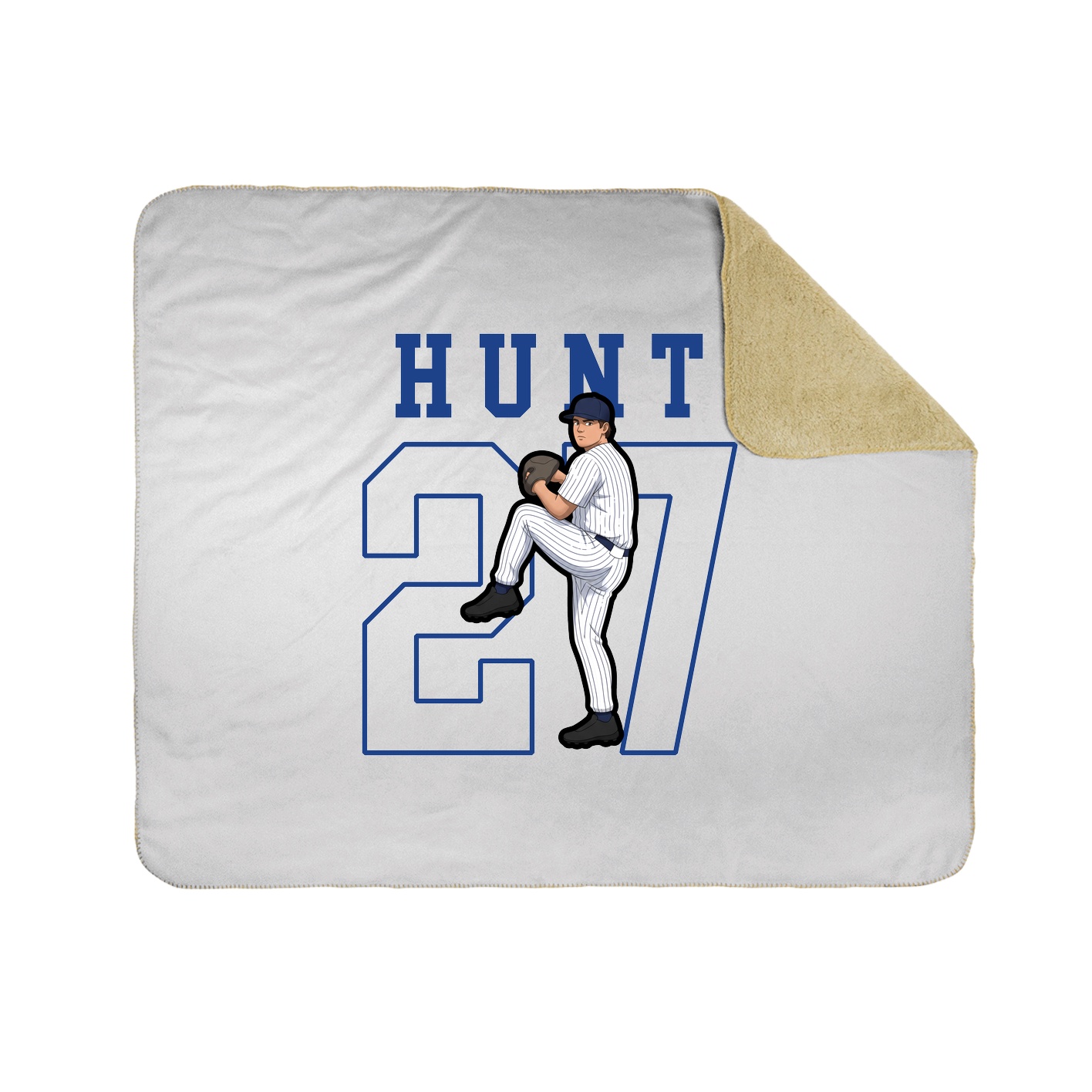 50x60 Sherpa Lined Throw Blanket