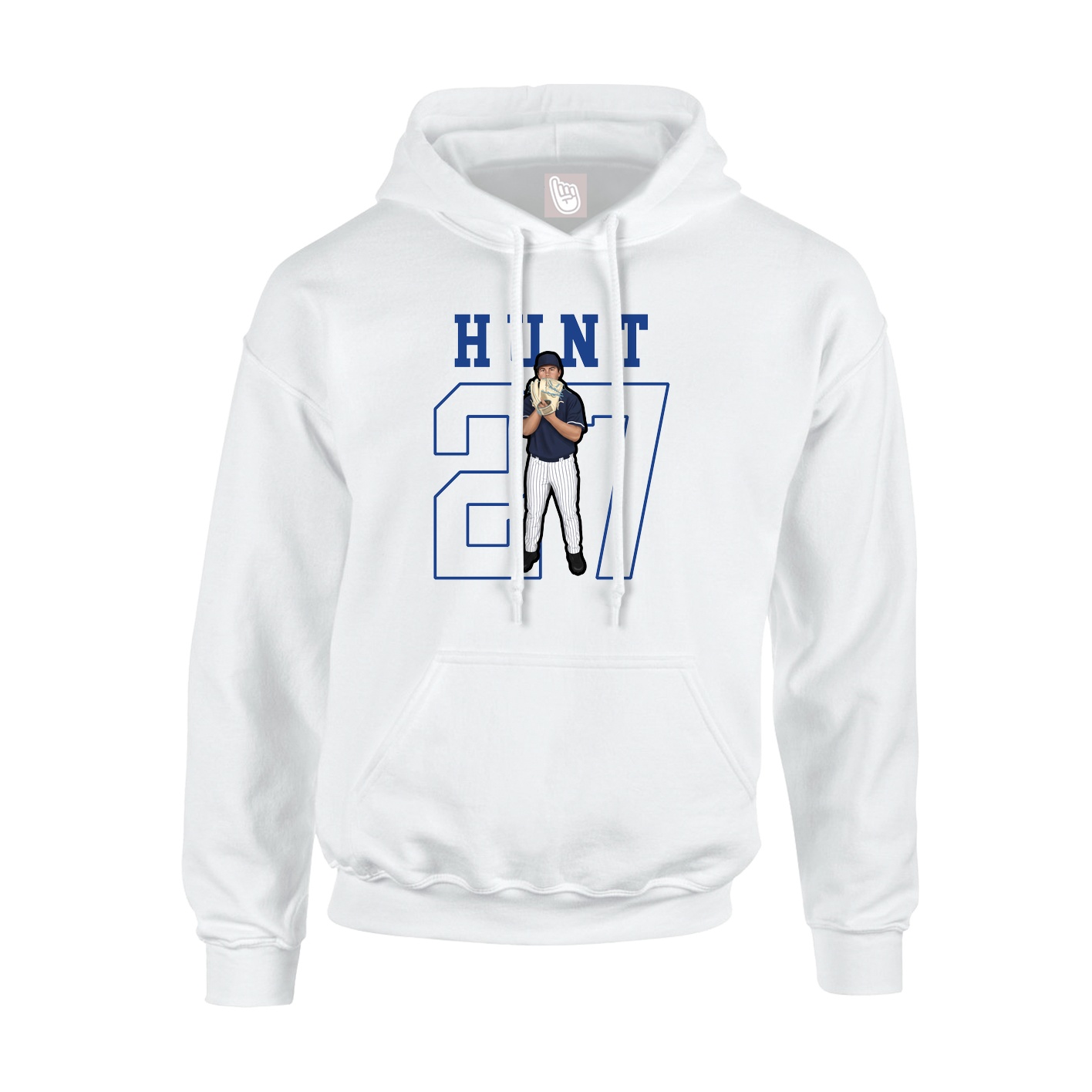Hoodie — Shirsey in White