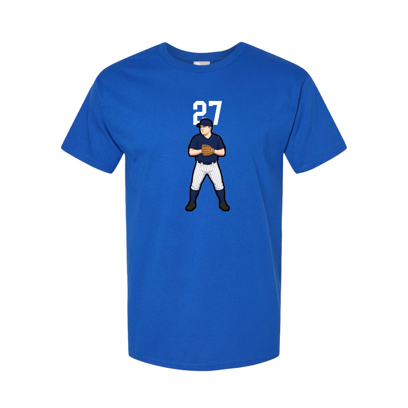 Youth Tee — Number Top in Royal