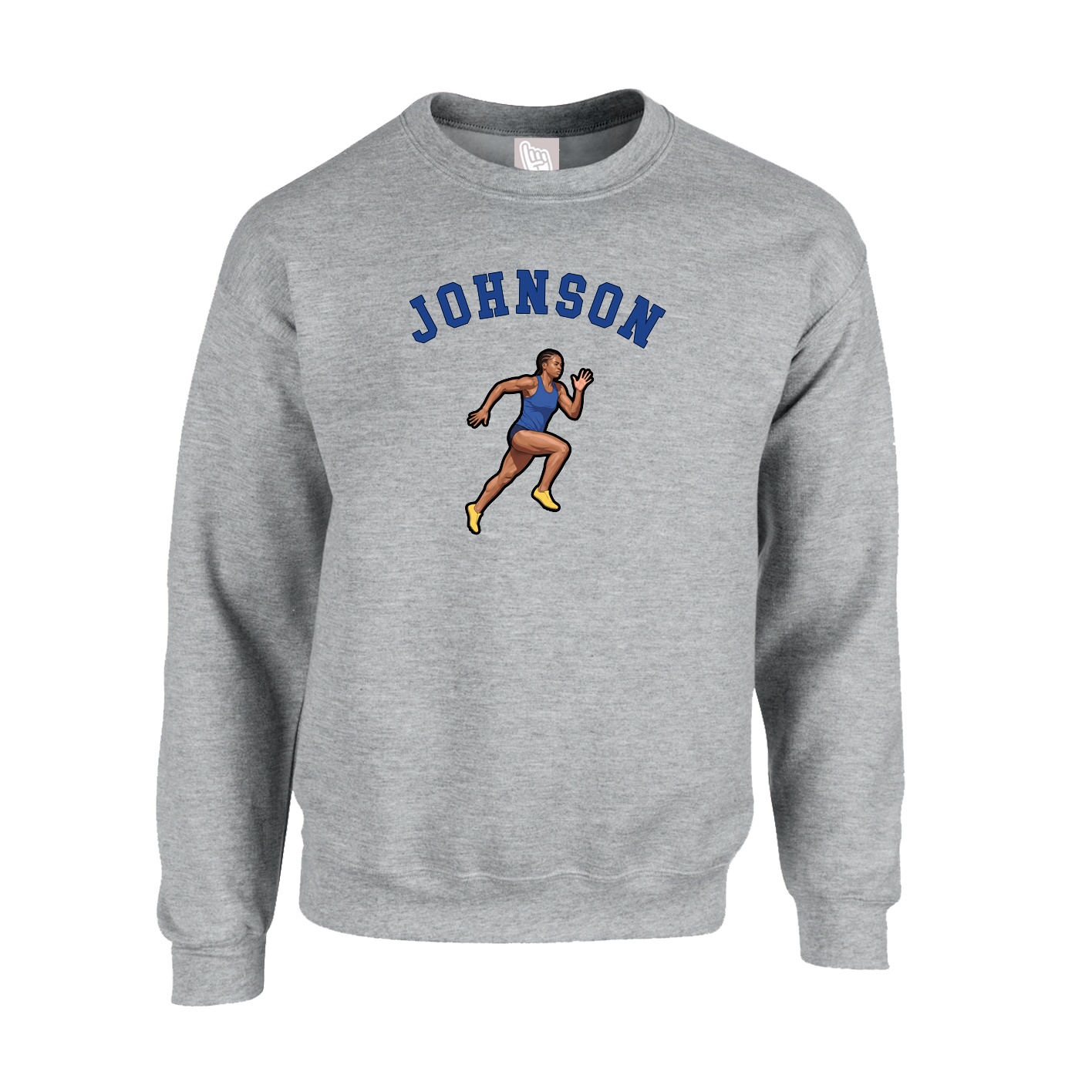 Fleece Crew — Shirsey Arch in Grey