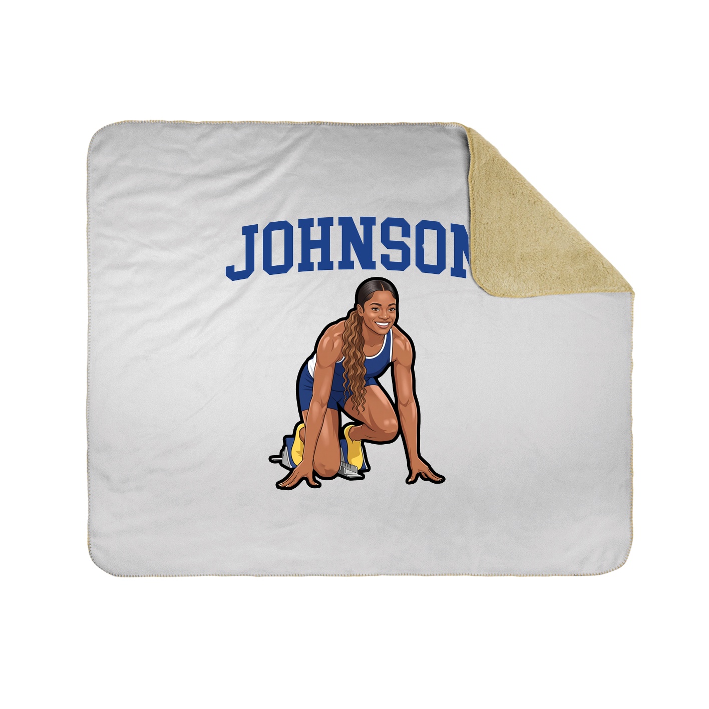Throw Blanket — Shirsey in White