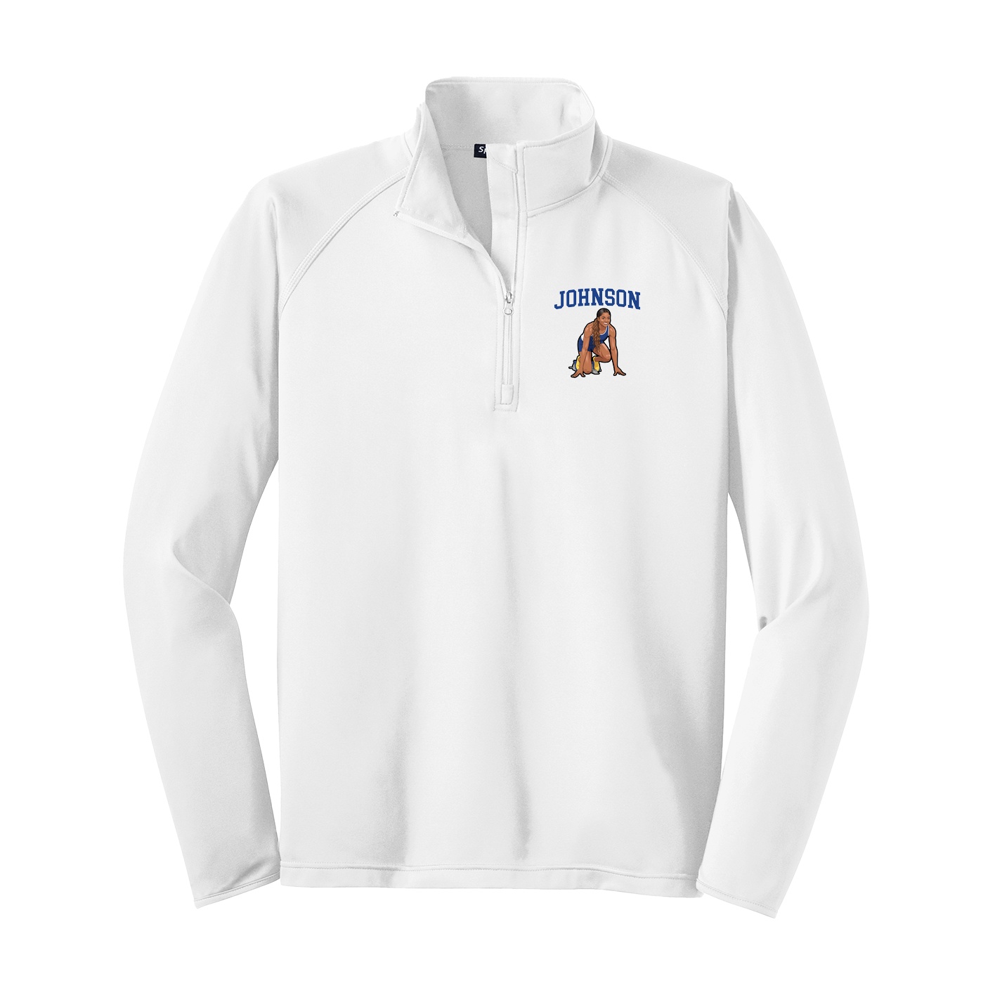 Q-Zip Pullover — Shirsey in White