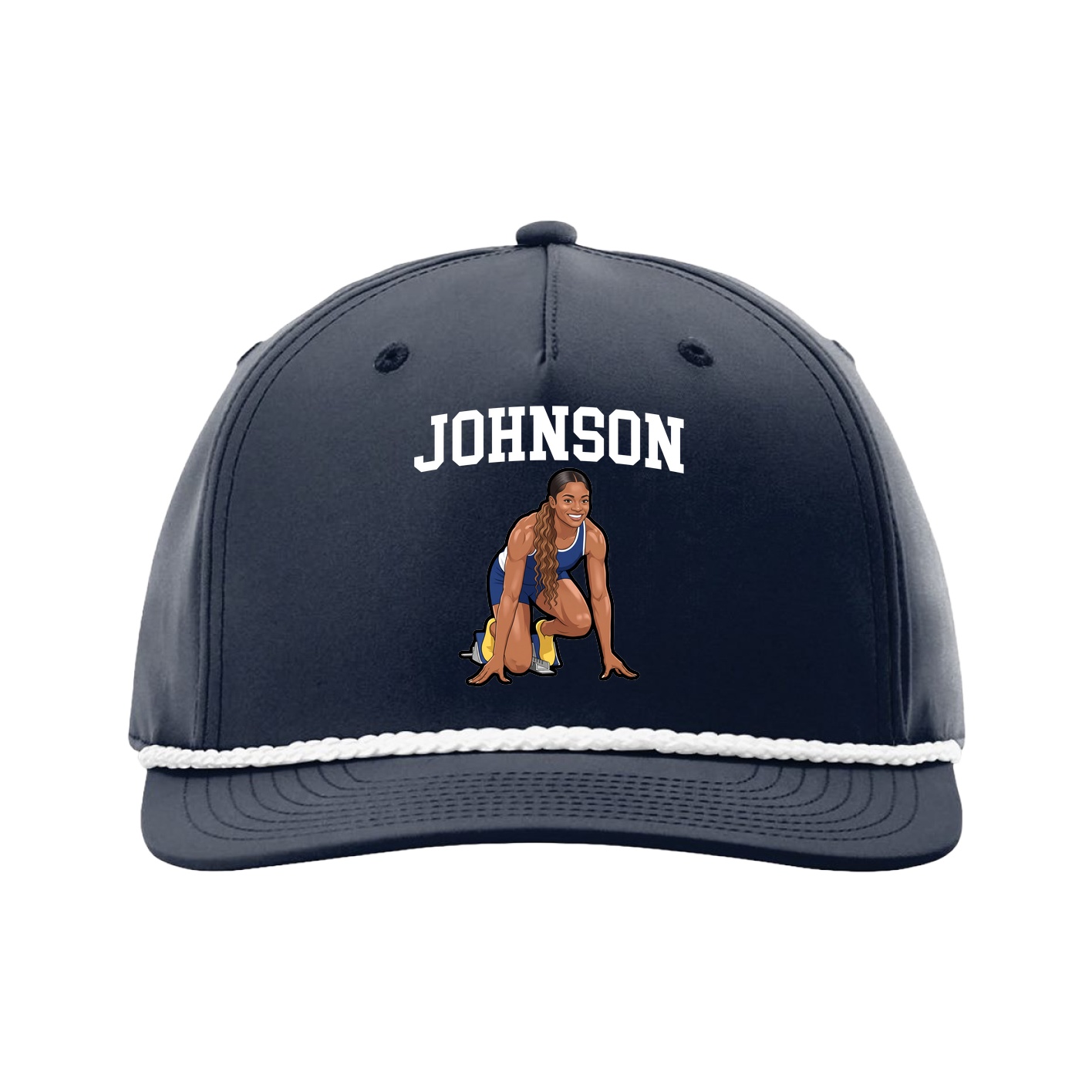 Five-Panel Classic Rope Cap — Shirsey in Navy