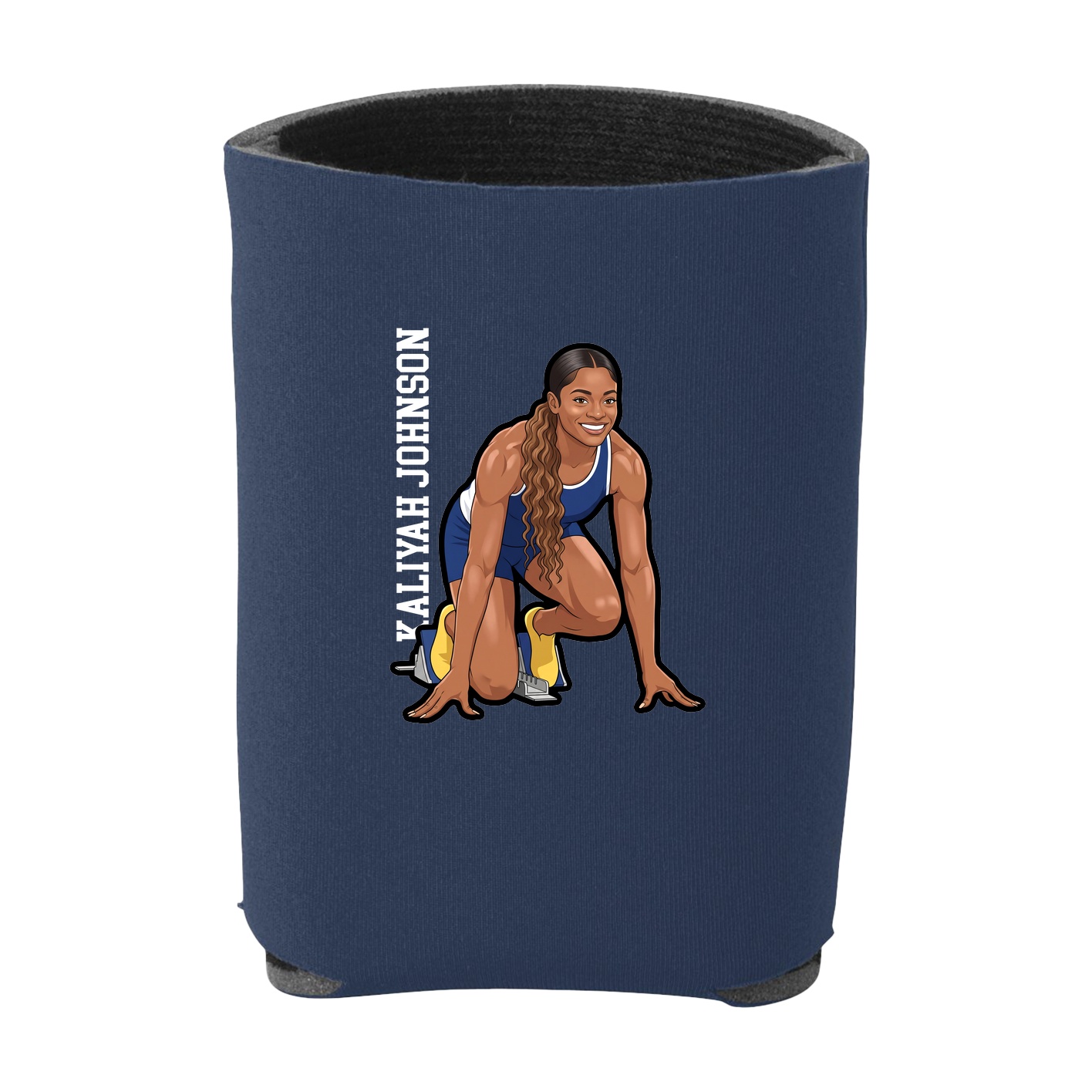 Can Holder — Name Vertical in Navy