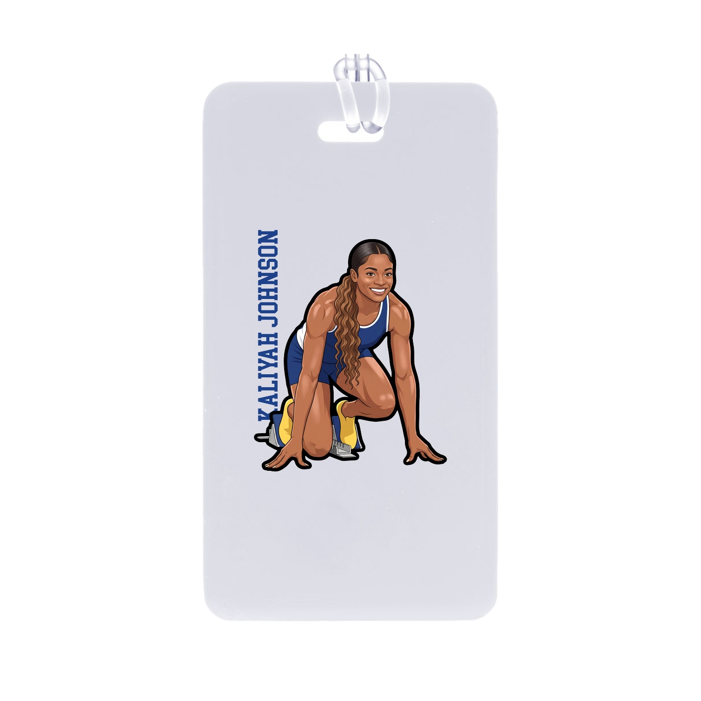 Bag Tag — Name Vertical in Classic