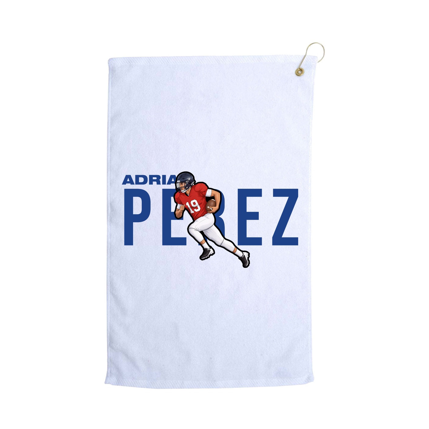 Golf Towel — Player Name in White