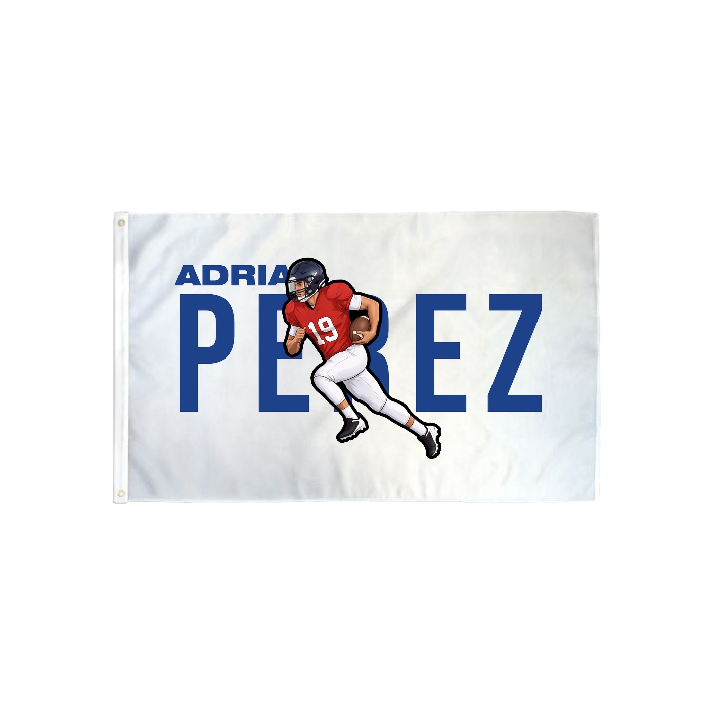 3x5 Flag — Player Name in Classic