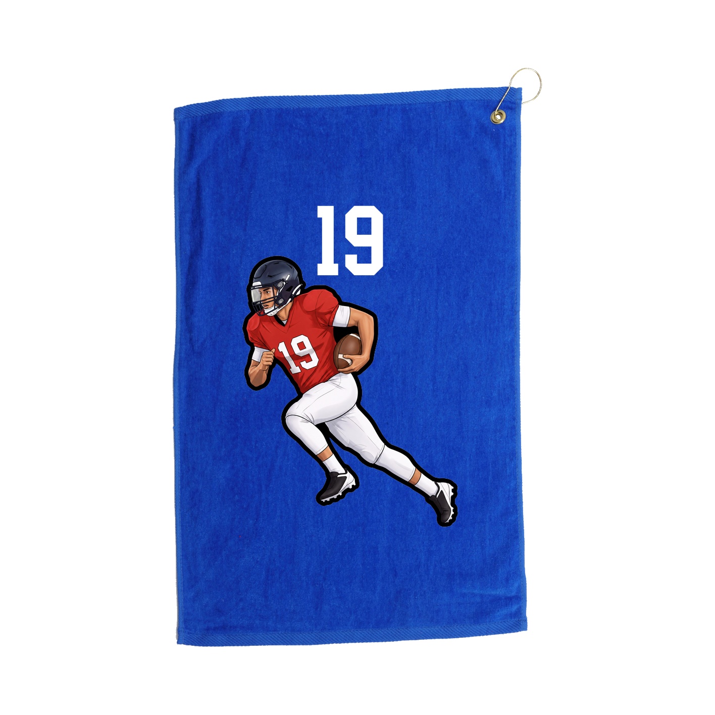 Golf Towel — Number Top in Royal