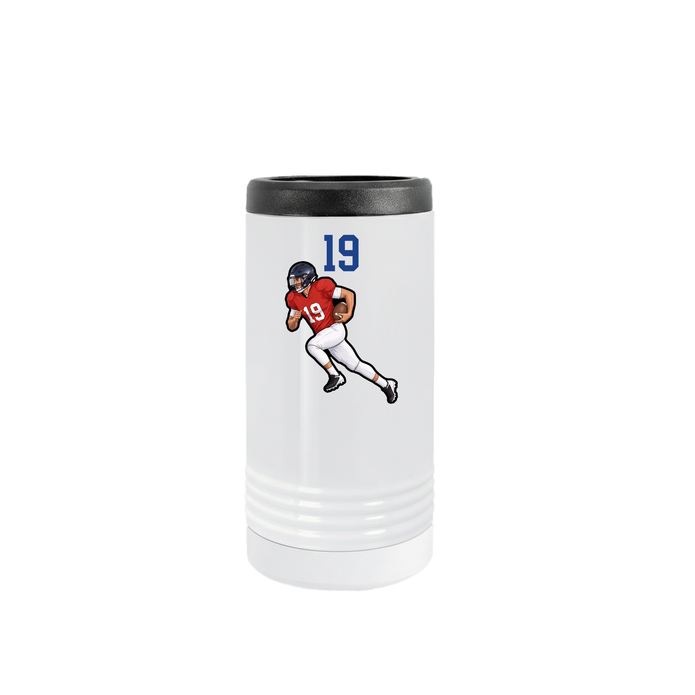 Slim Beverage Holder — Number Top in White