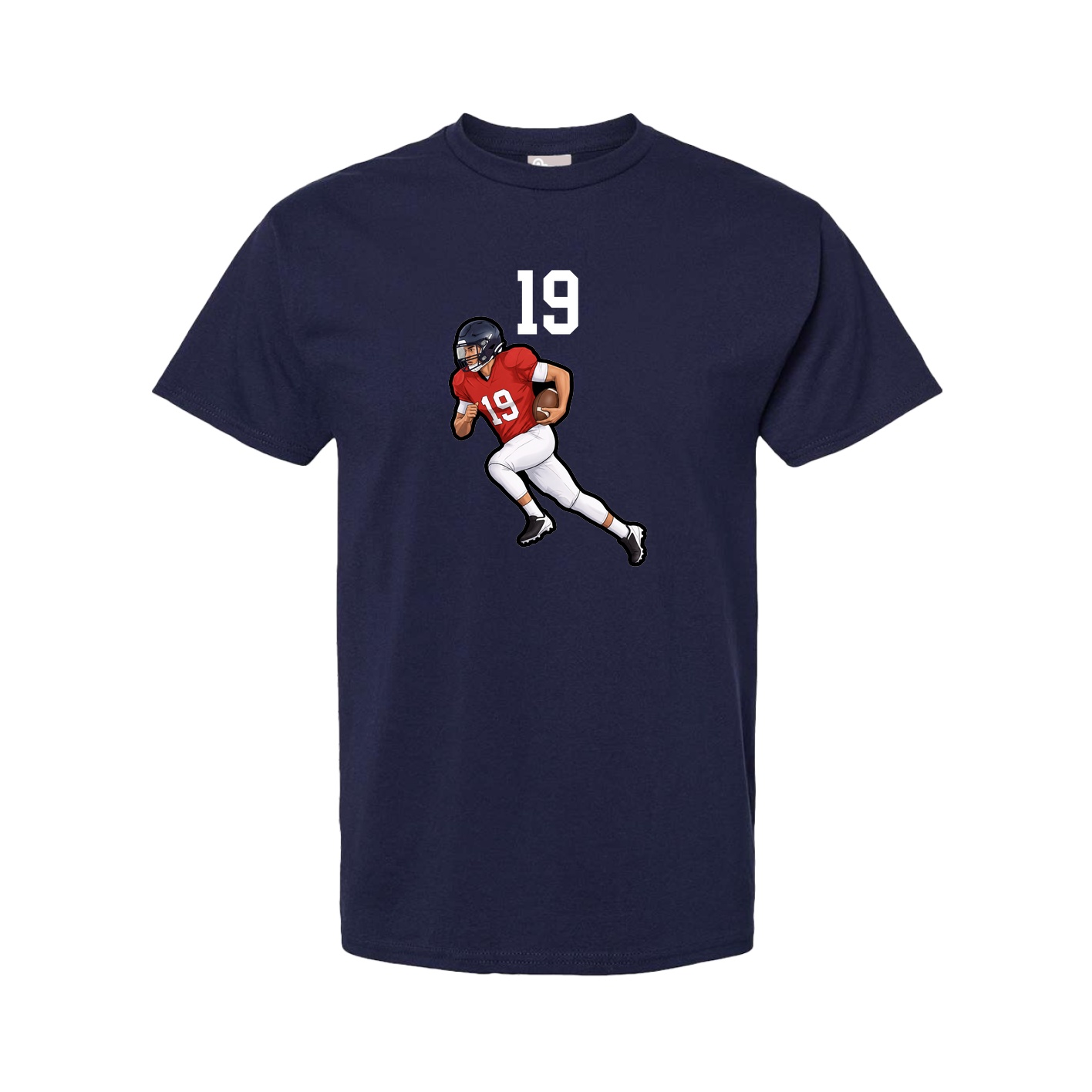Tee — Number Top in Navy