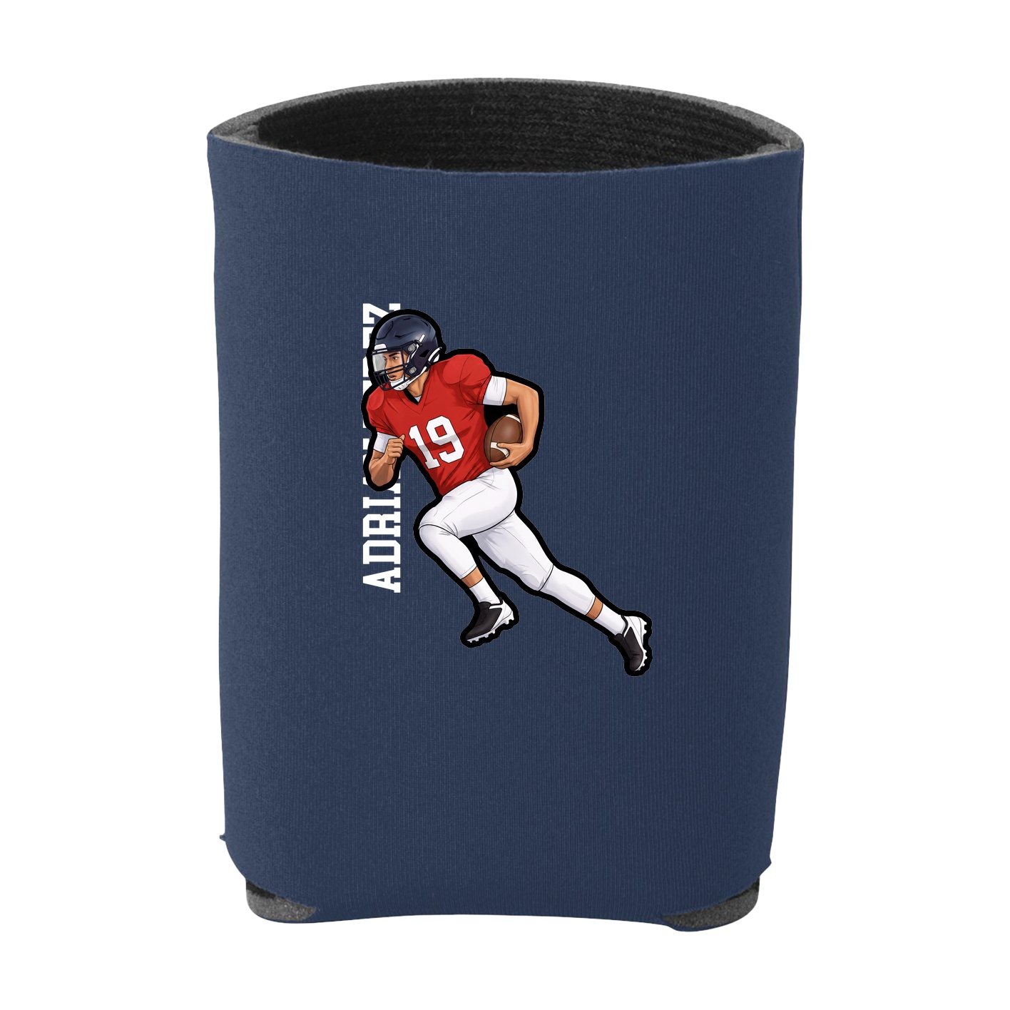 Can Holder — Name Vertical in Navy
