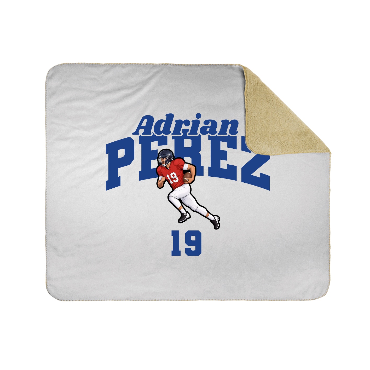 Throw Blanket — Signature Arch in White
