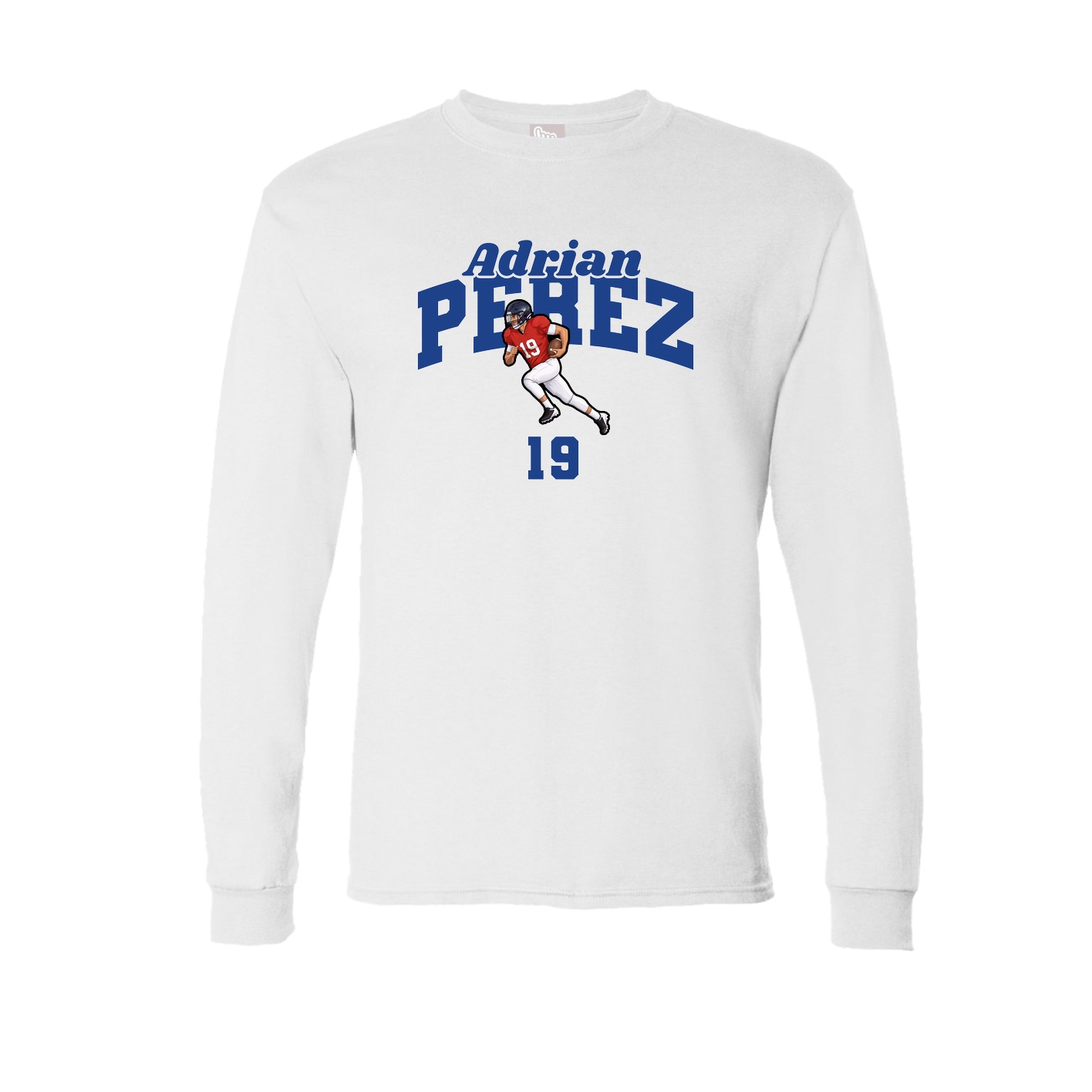 Long Sleeve Tee — Signature Arch in White