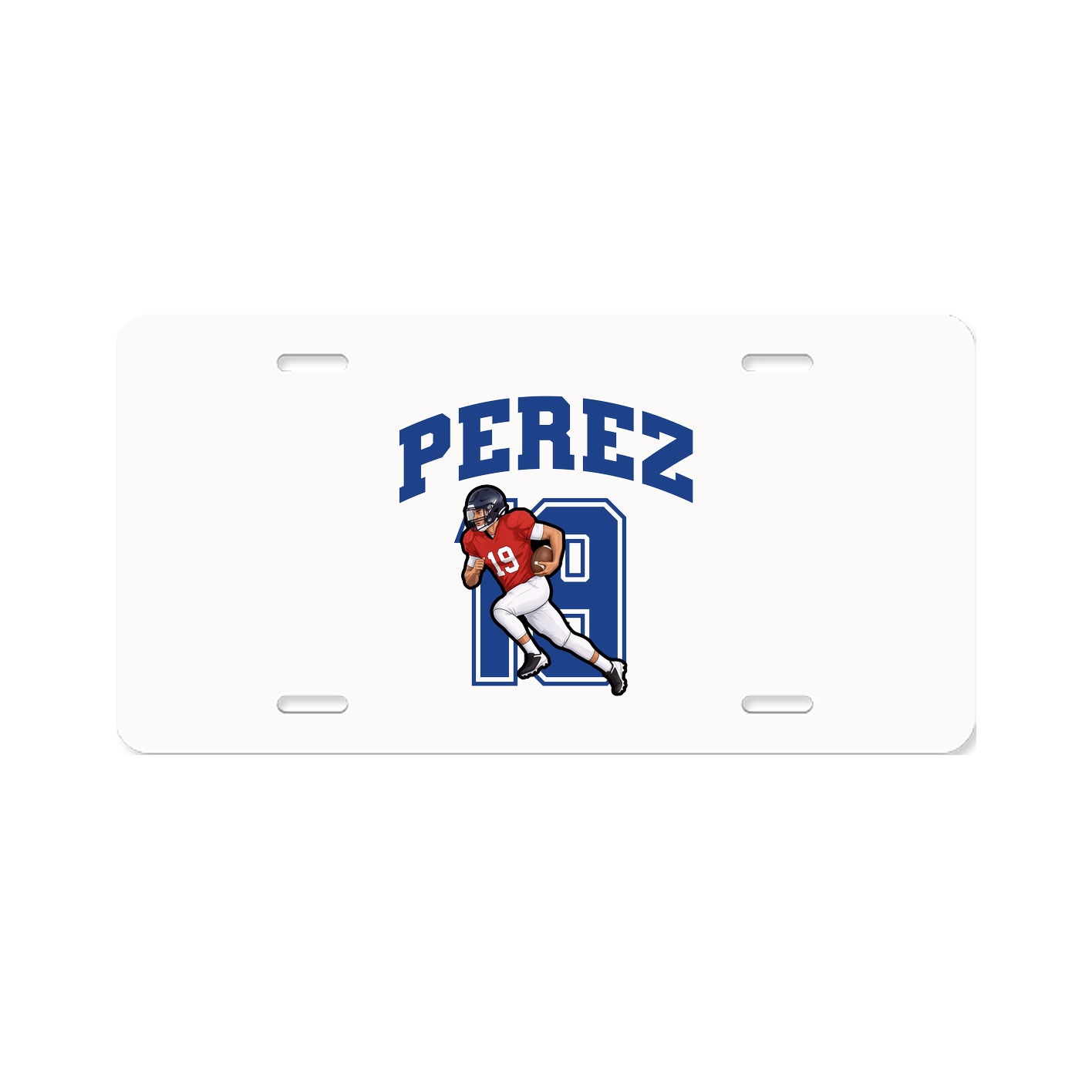 License Plate — Number in Classic