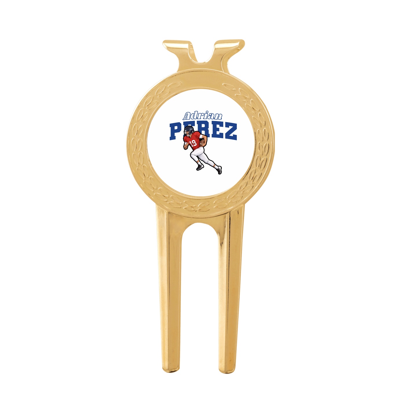 Divot Tool with Ball Marker — Name Arch in Classic