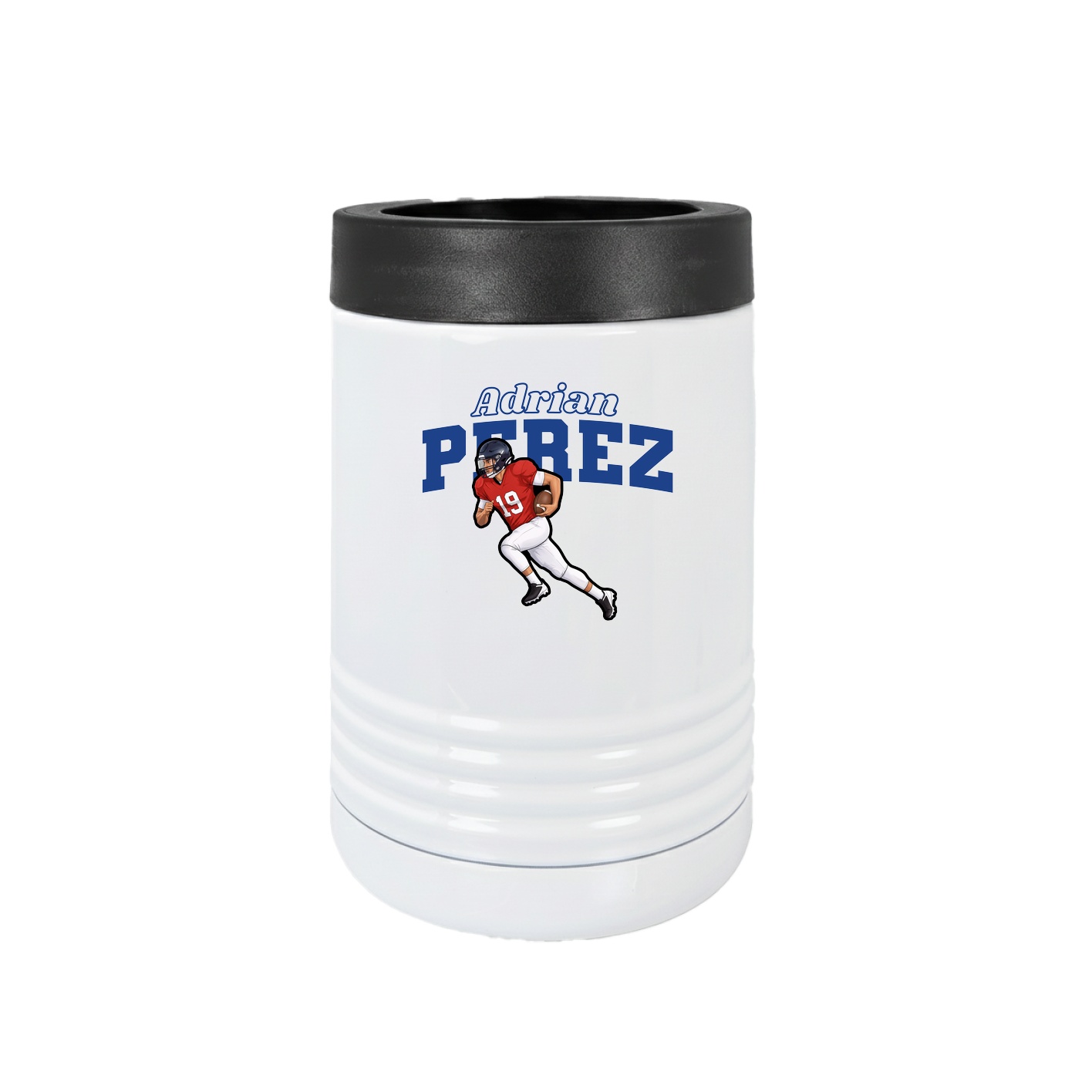 Beverage Holder — Name Arch in White