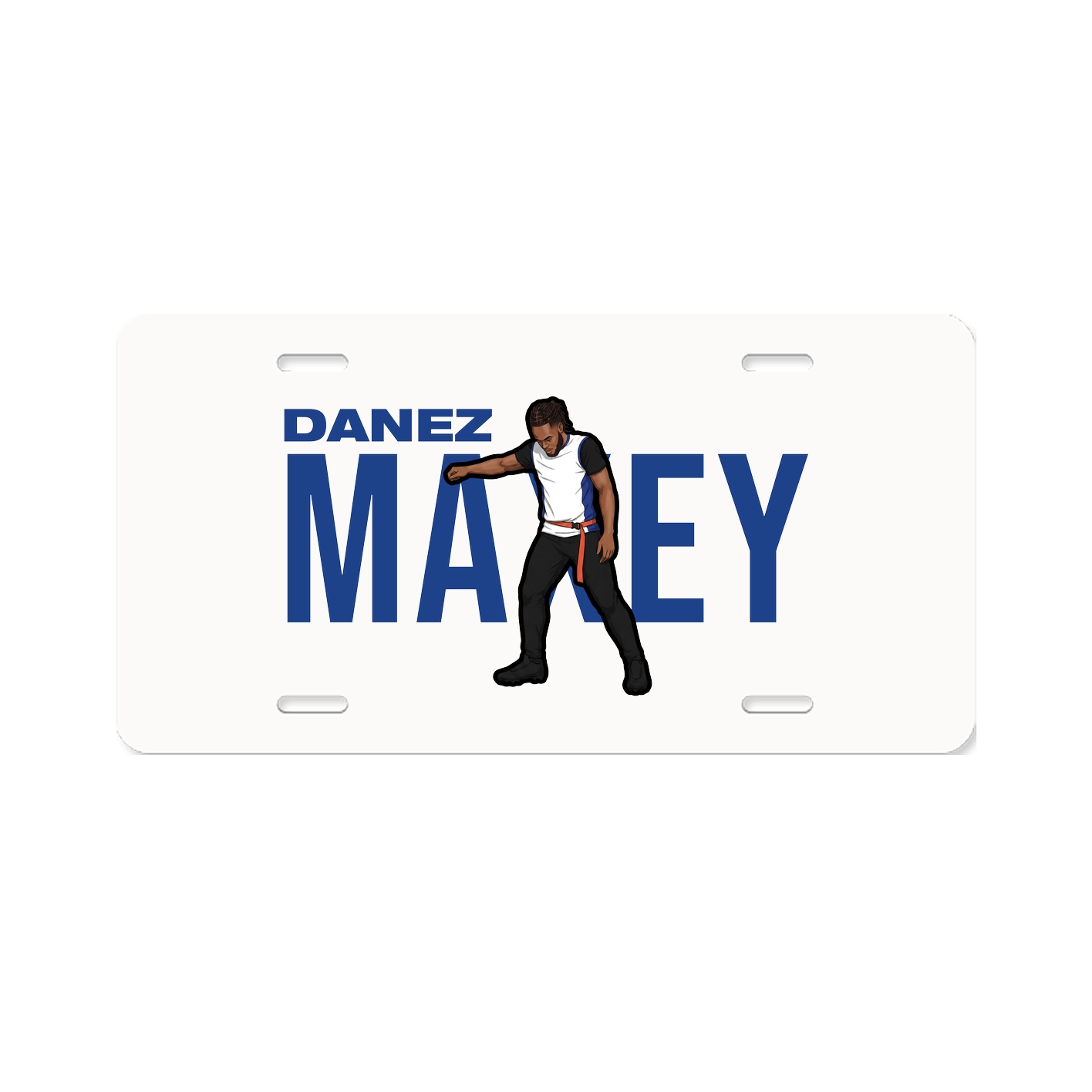 License Plate — Player Name in Classic