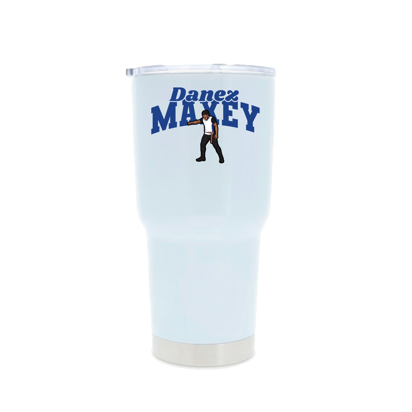 30oz Stainless Steel Tumbler — Signature Arch in White