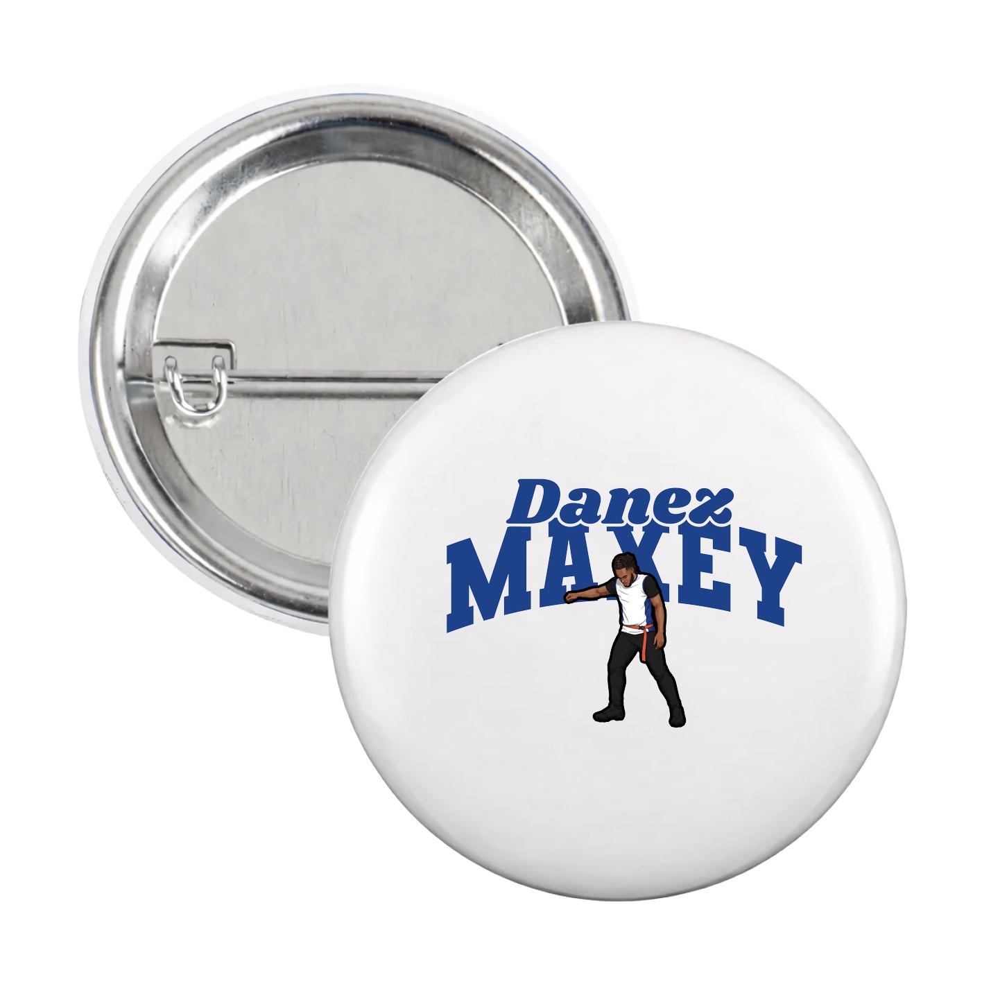 Game Day Button — Signature Arch in White