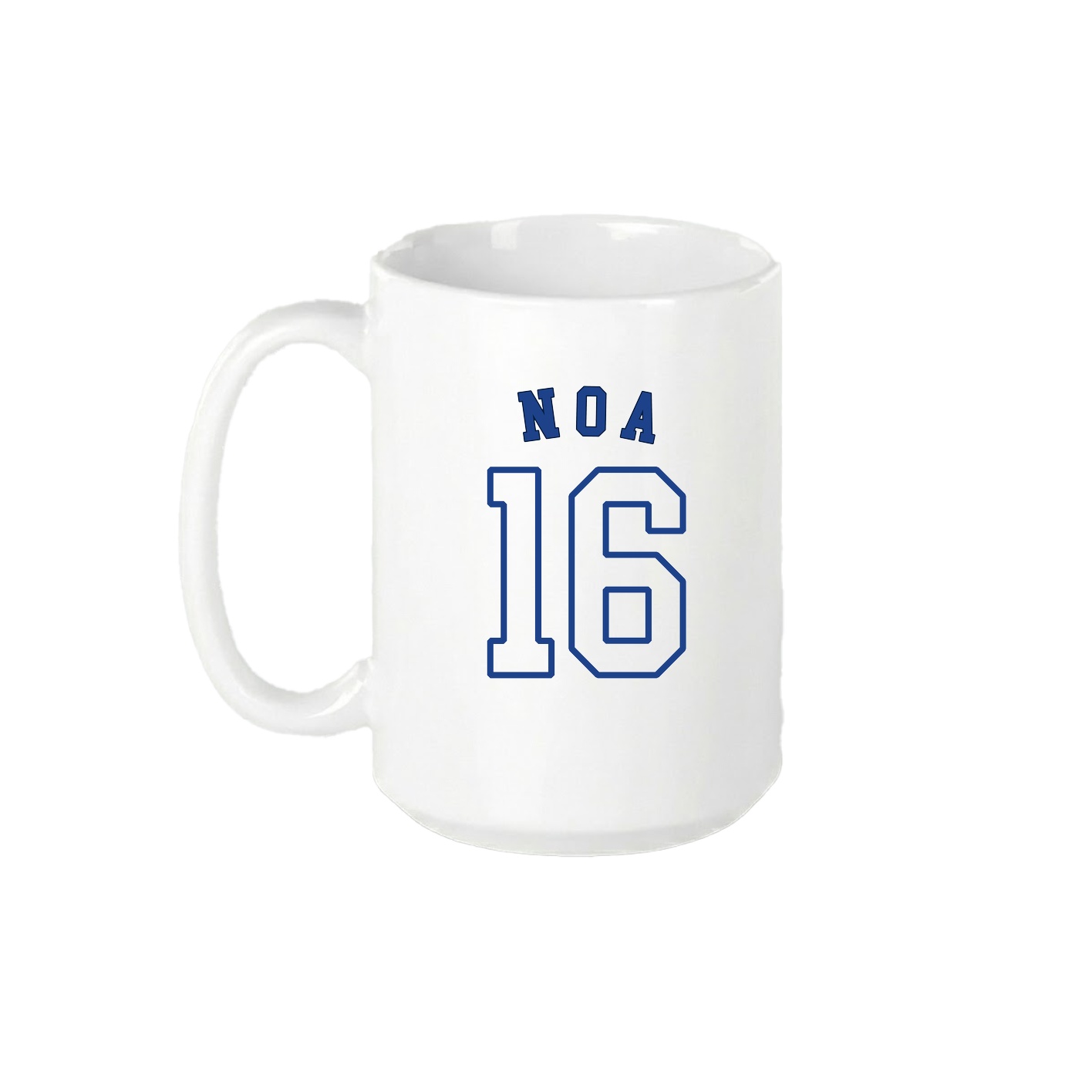 15oz Coffee Mug — Shirsey Arch in White