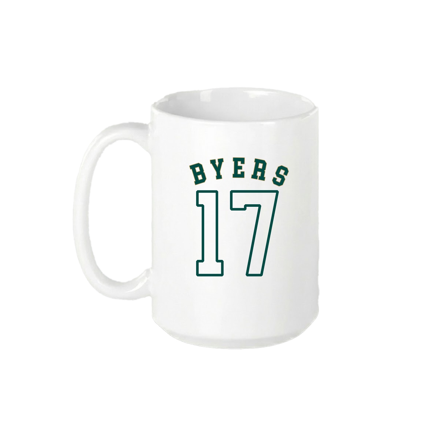 15oz Coffee Mug — Shirsey Arch in White