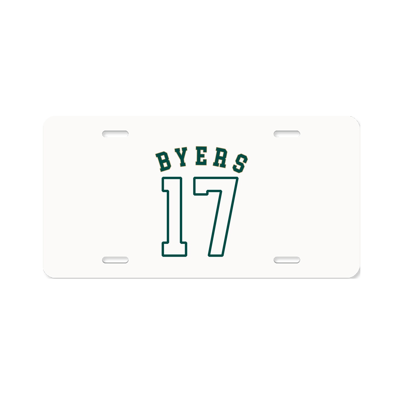 License Plate — Shirsey Arch in Classic