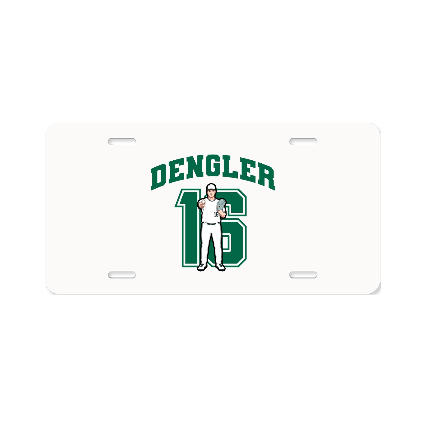 License Plate — Number in Classic
