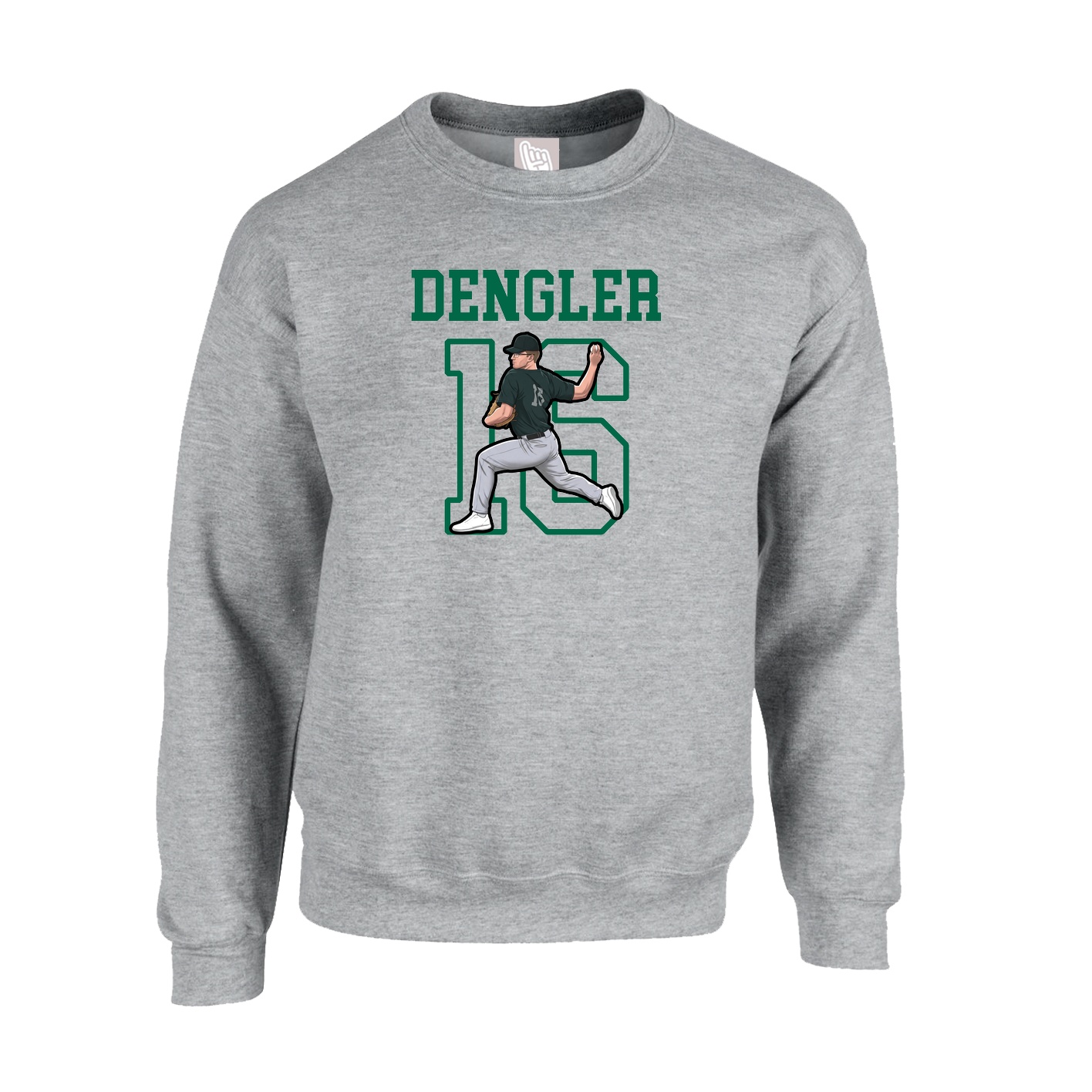 Fleece Crew — Shirsey in Grey