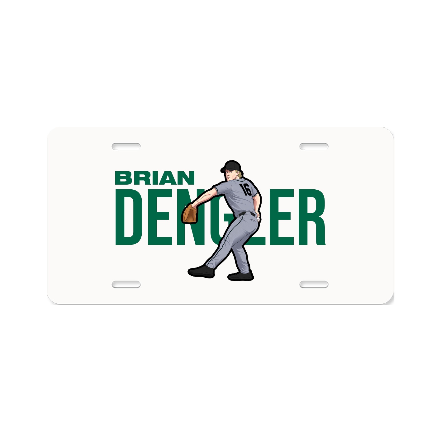 License Plate — Player Name in Classic