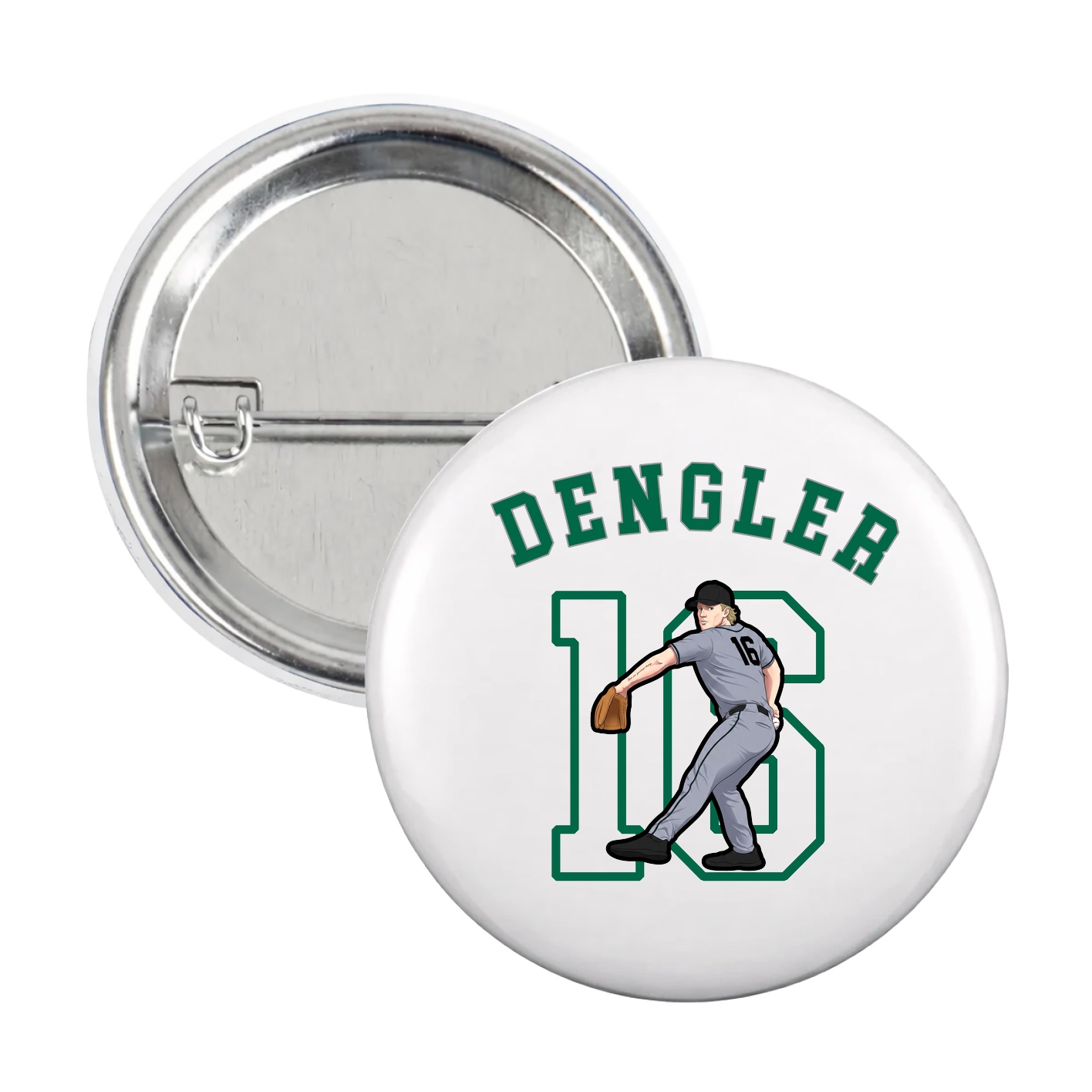 Game Day Button — Shirsey Arch in White