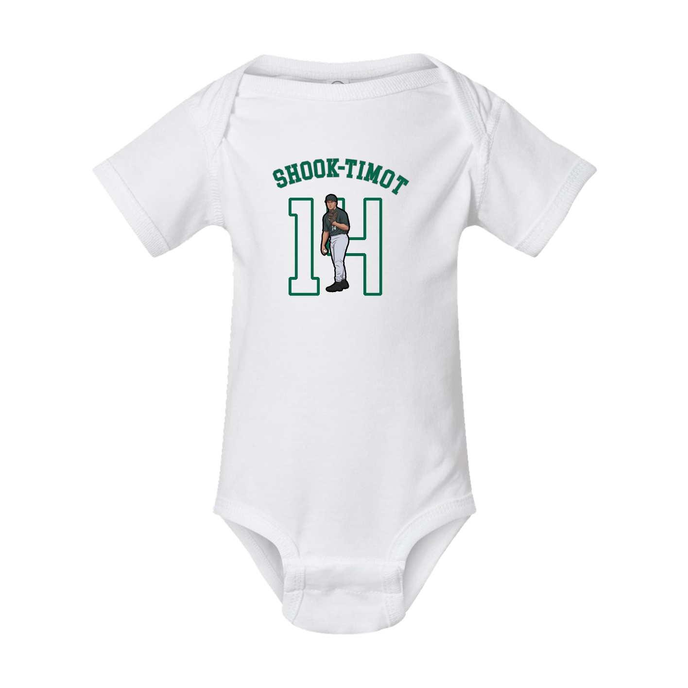 Baby Onesie — Shirsey Arch in White
