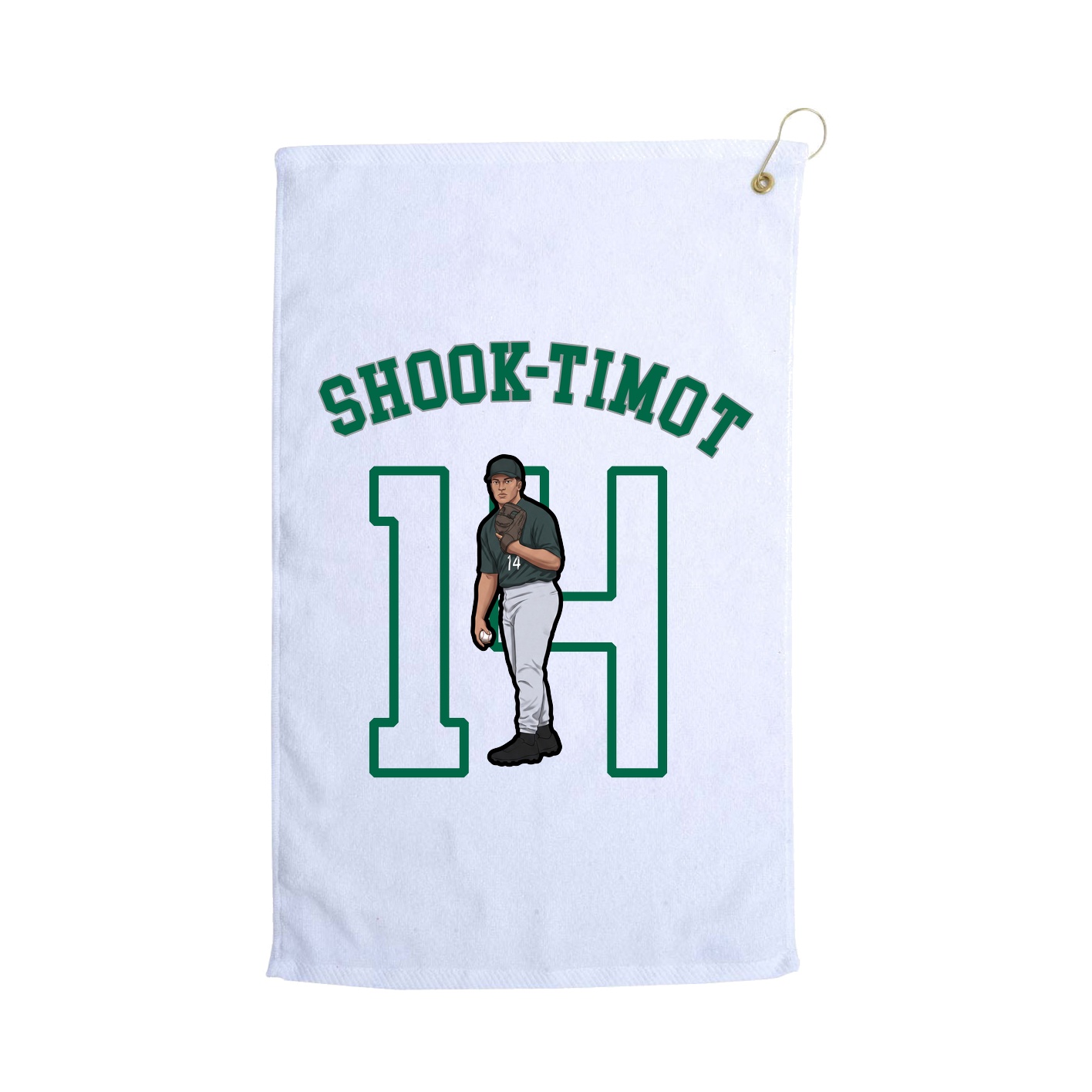 Golf Towel — Shirsey Arch in White