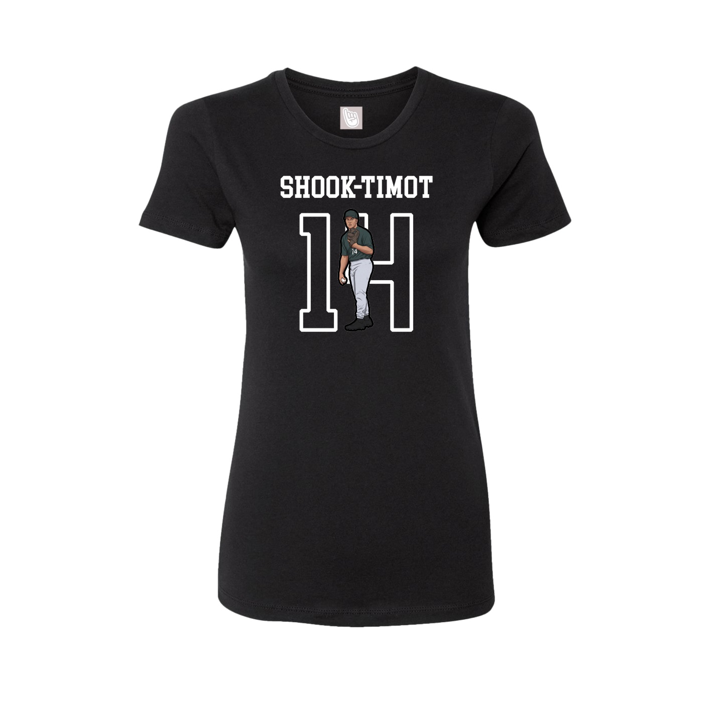 Fitted Women's Tee — Shirsey in Black