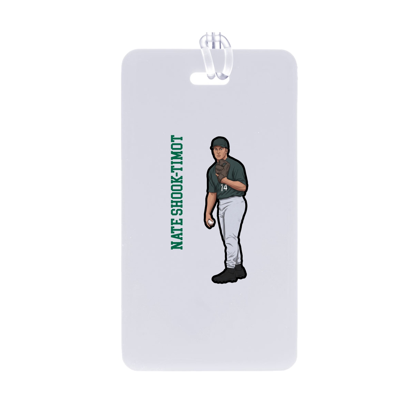Bag Tag — Name Vertical in Classic