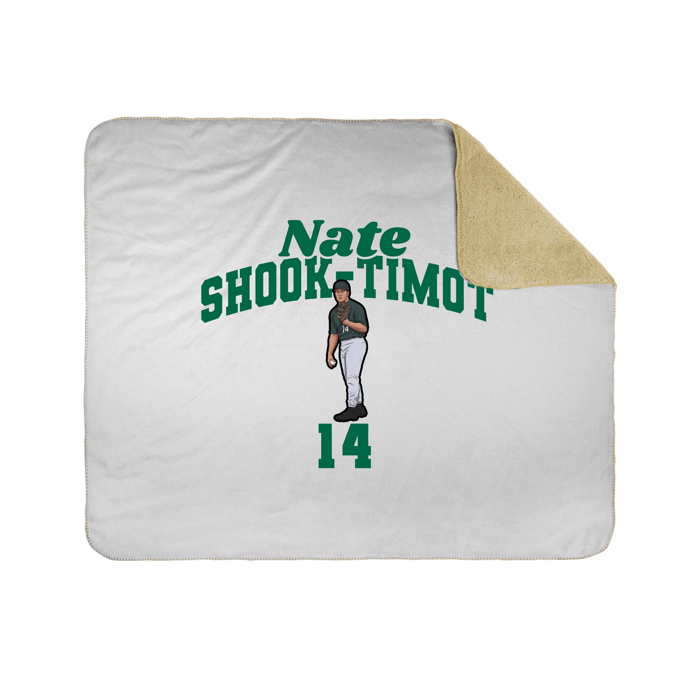 Throw Blanket — Signature Arch in White