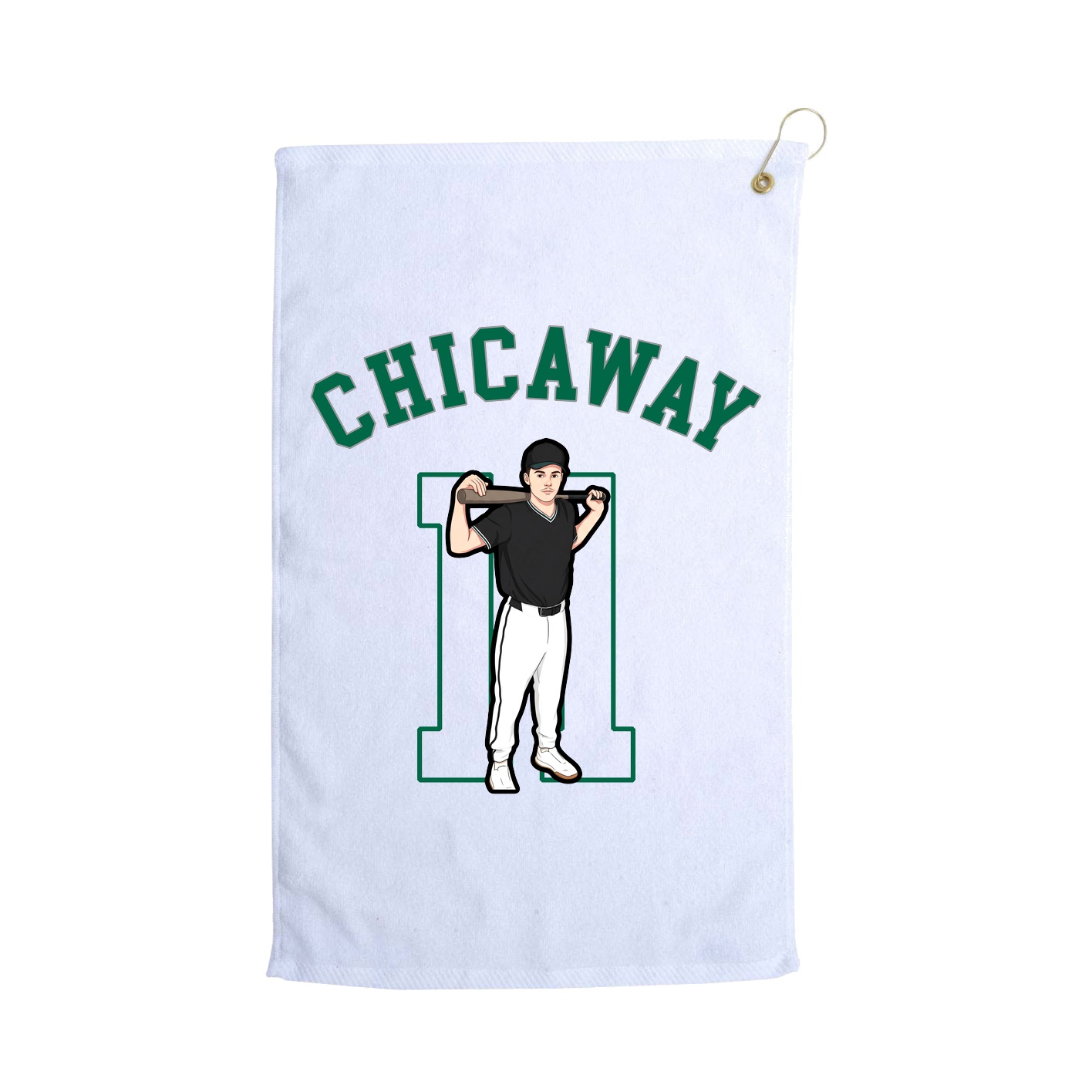 Golf Towel — Shirsey Arch in White