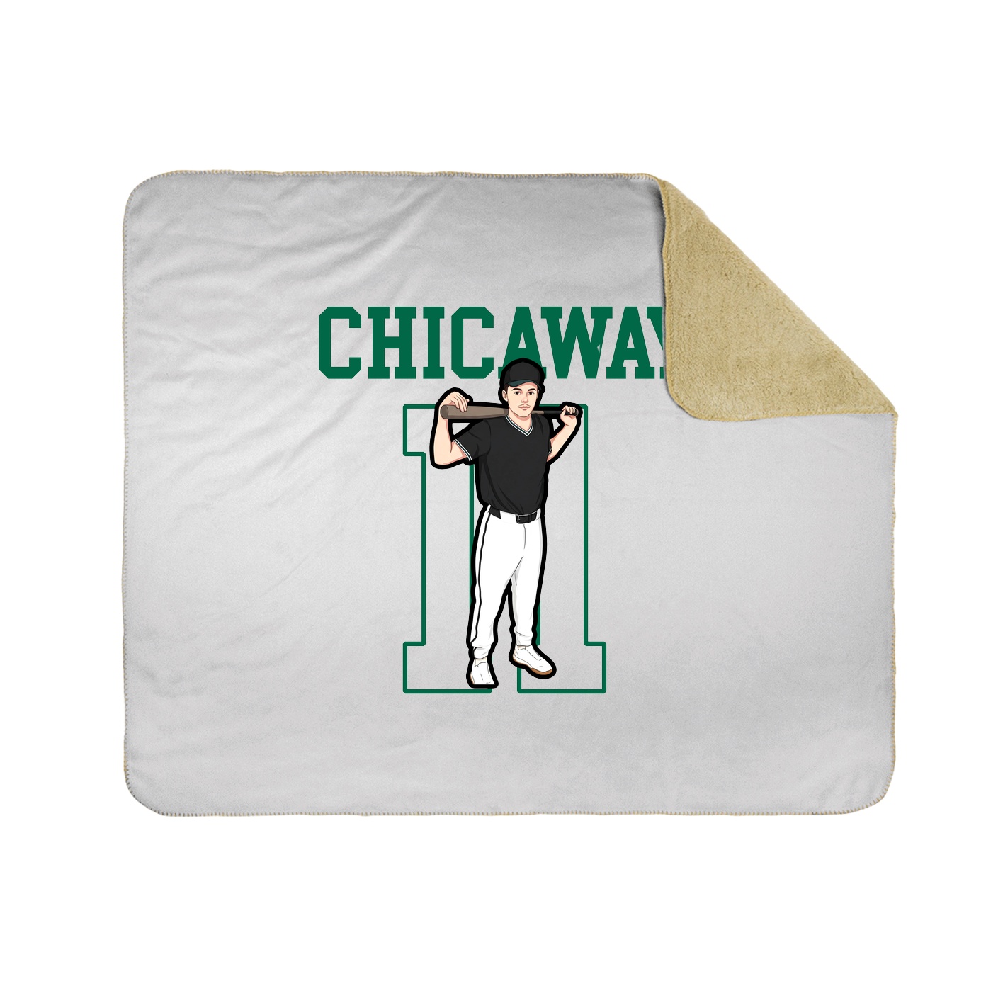 Throw Blanket — Shirsey in White