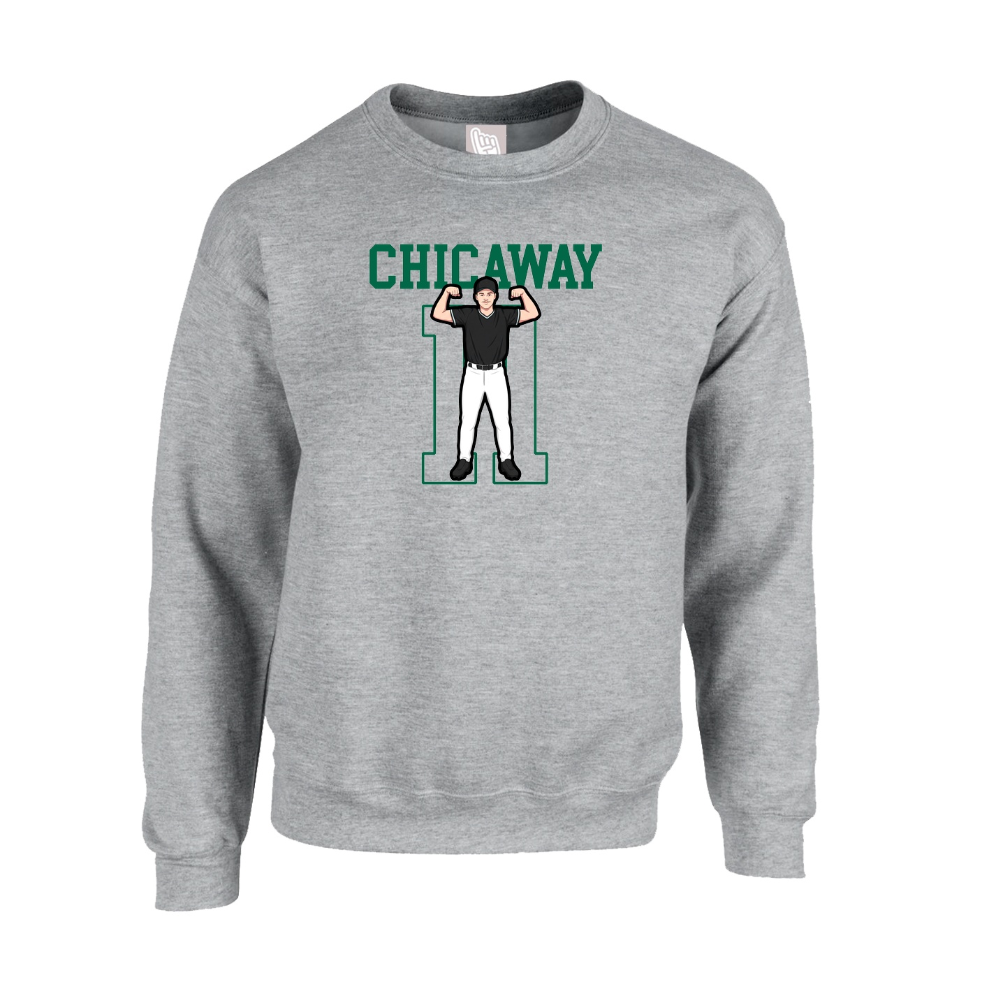 Fleece Crew — Shirsey in Grey