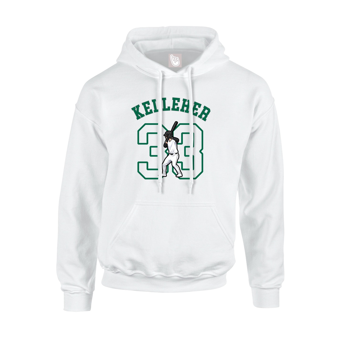 Hoodie — Shirsey Arch in White