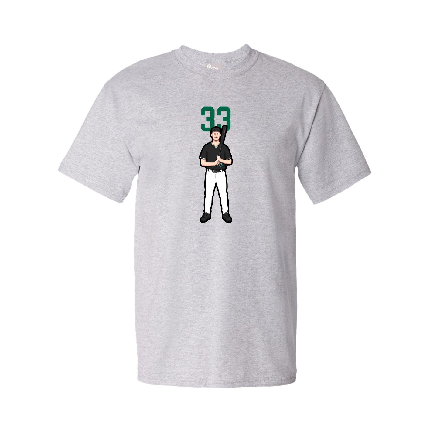 Tee — Number Top in Grey