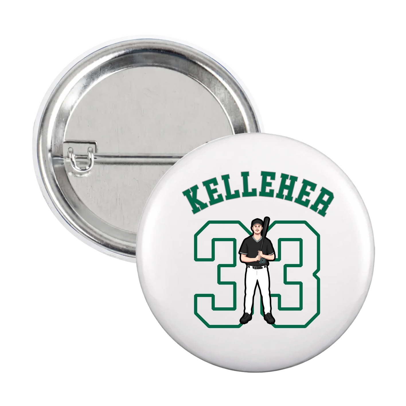 Game Day Button — Shirsey Arch in White