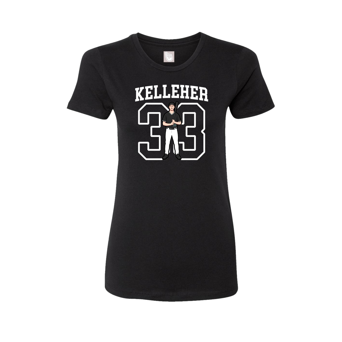Fitted Women's Tee — Shirsey in Black