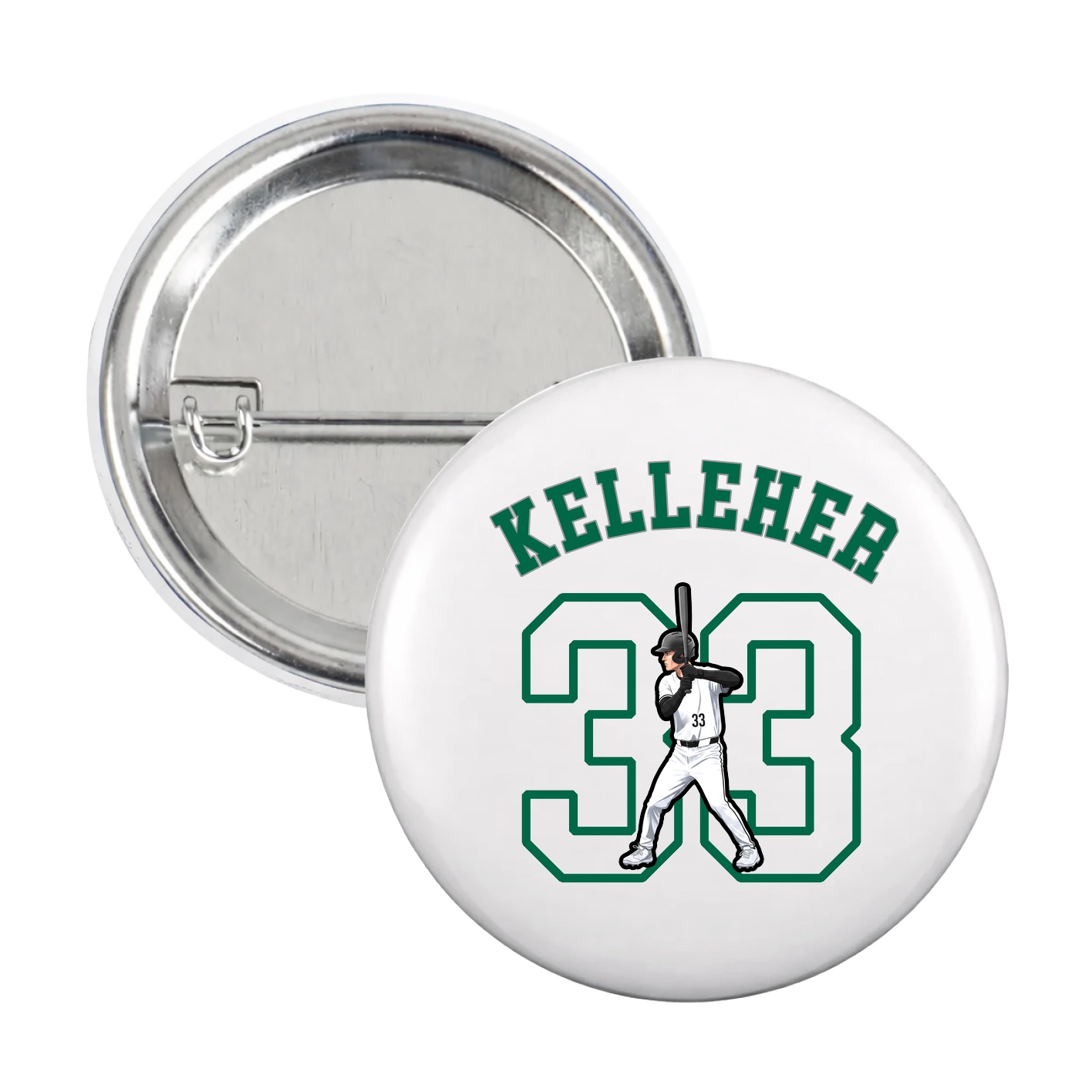 Game Day Button — Shirsey Arch in White