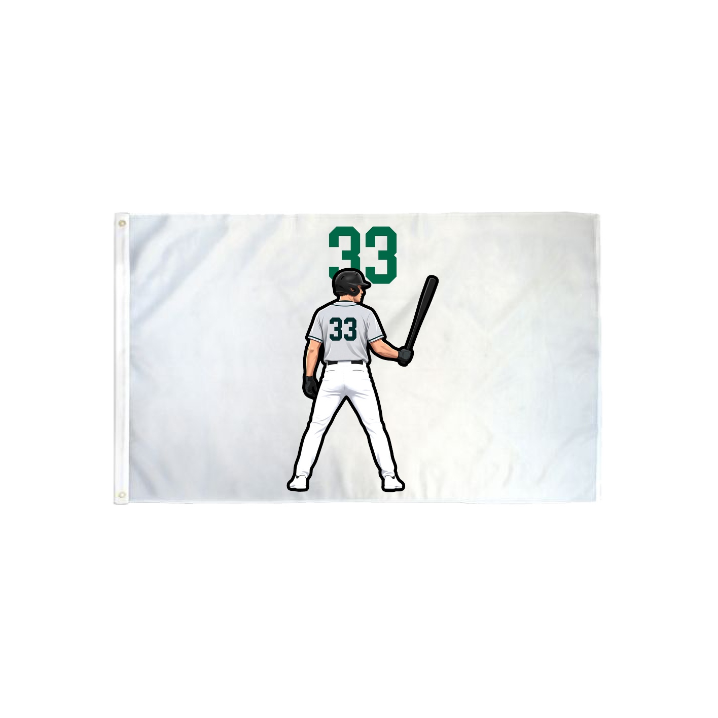 3x5 Flag — Number Top in Classic